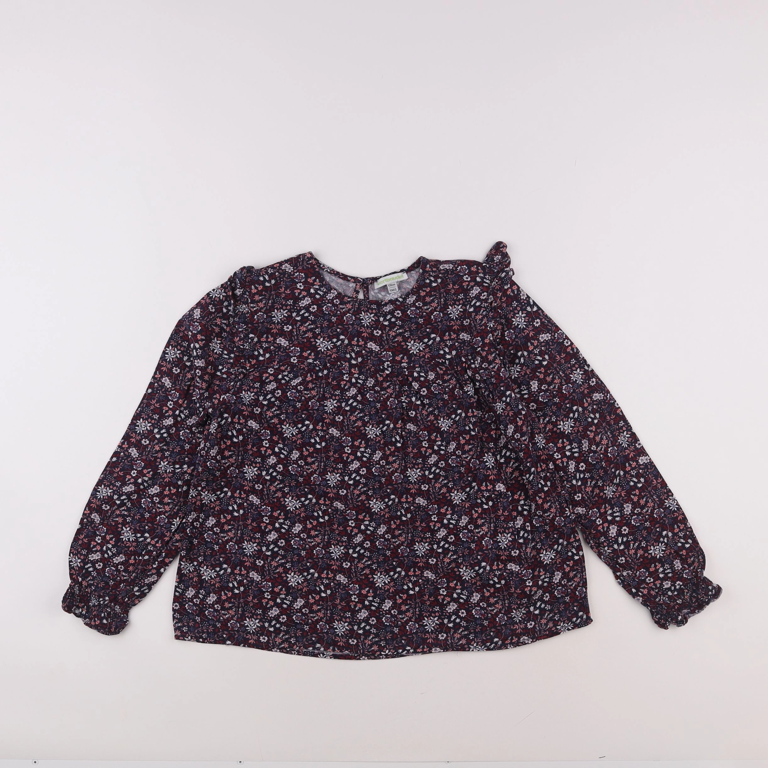 Vertbaudet - blouse bleu - 10 ans