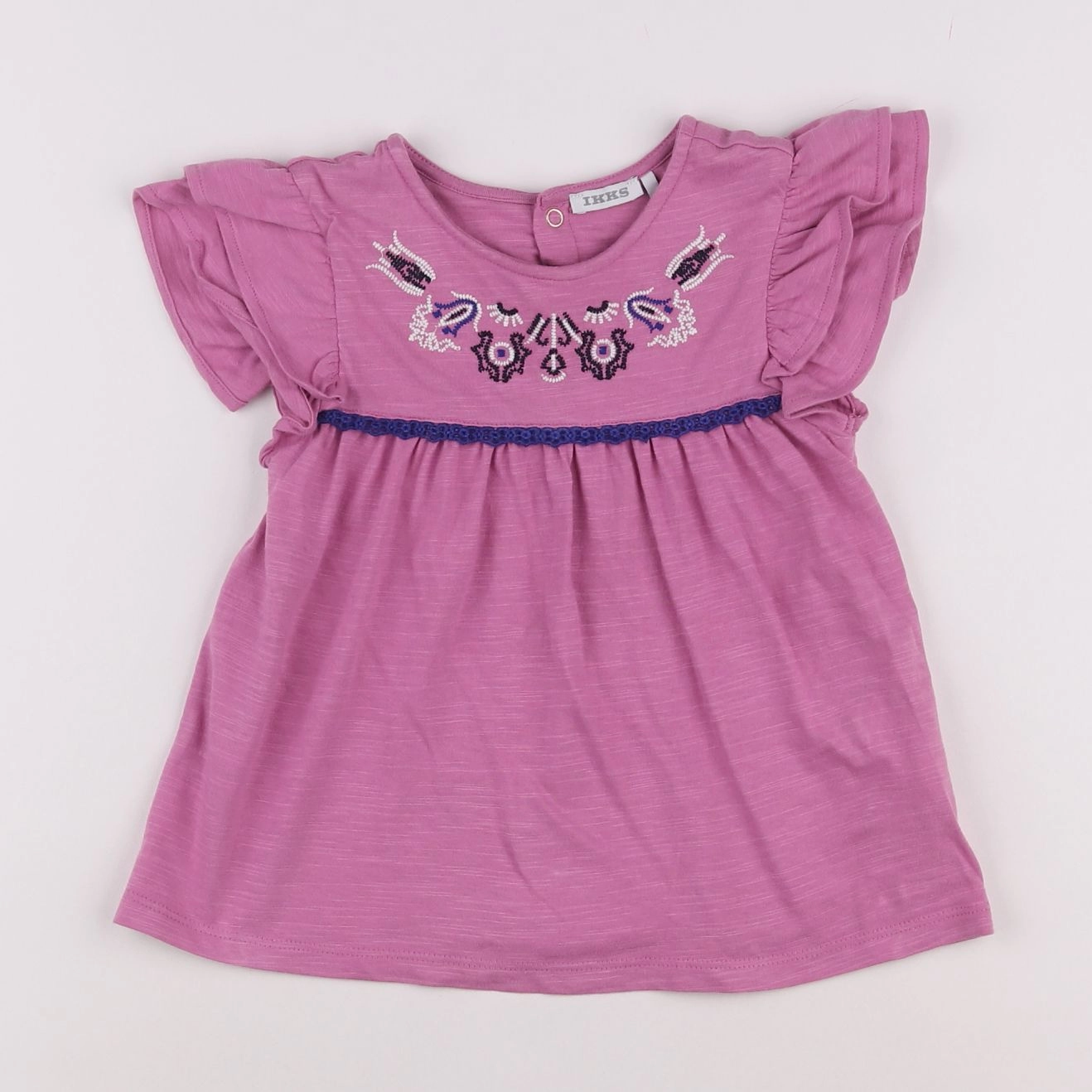 IKKS - tee-shirt rose - 3 ans