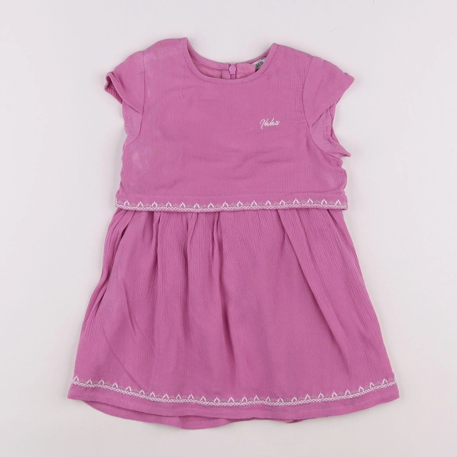 IKKS - robe rose - 2 ans