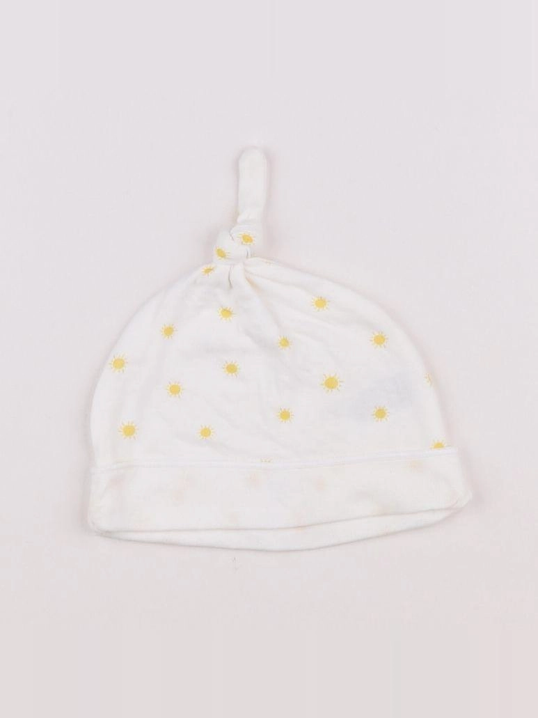 Petit Bateau - bonnet blanc - 18 mois