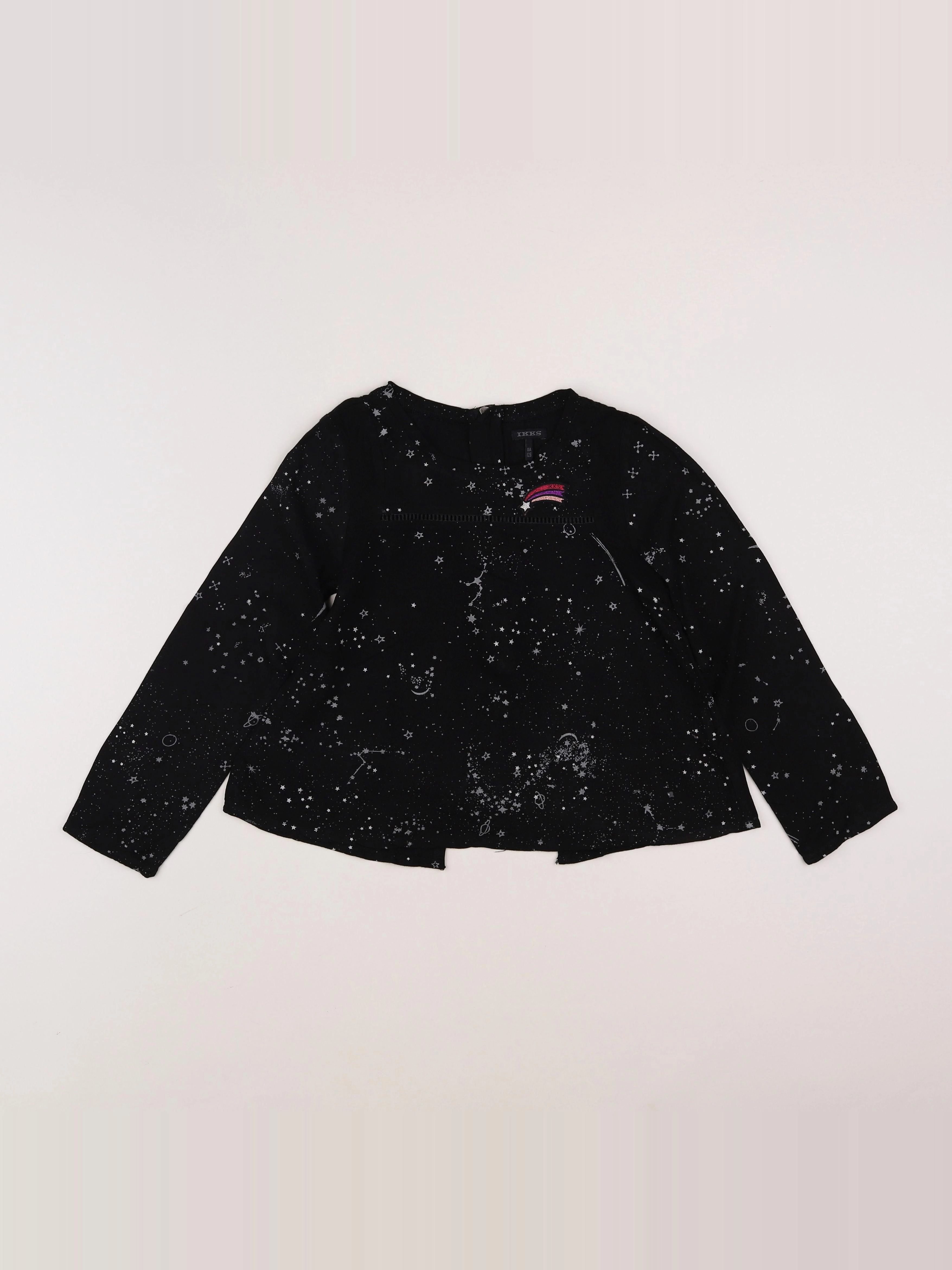 IKKS - blouse noir - 8 ans