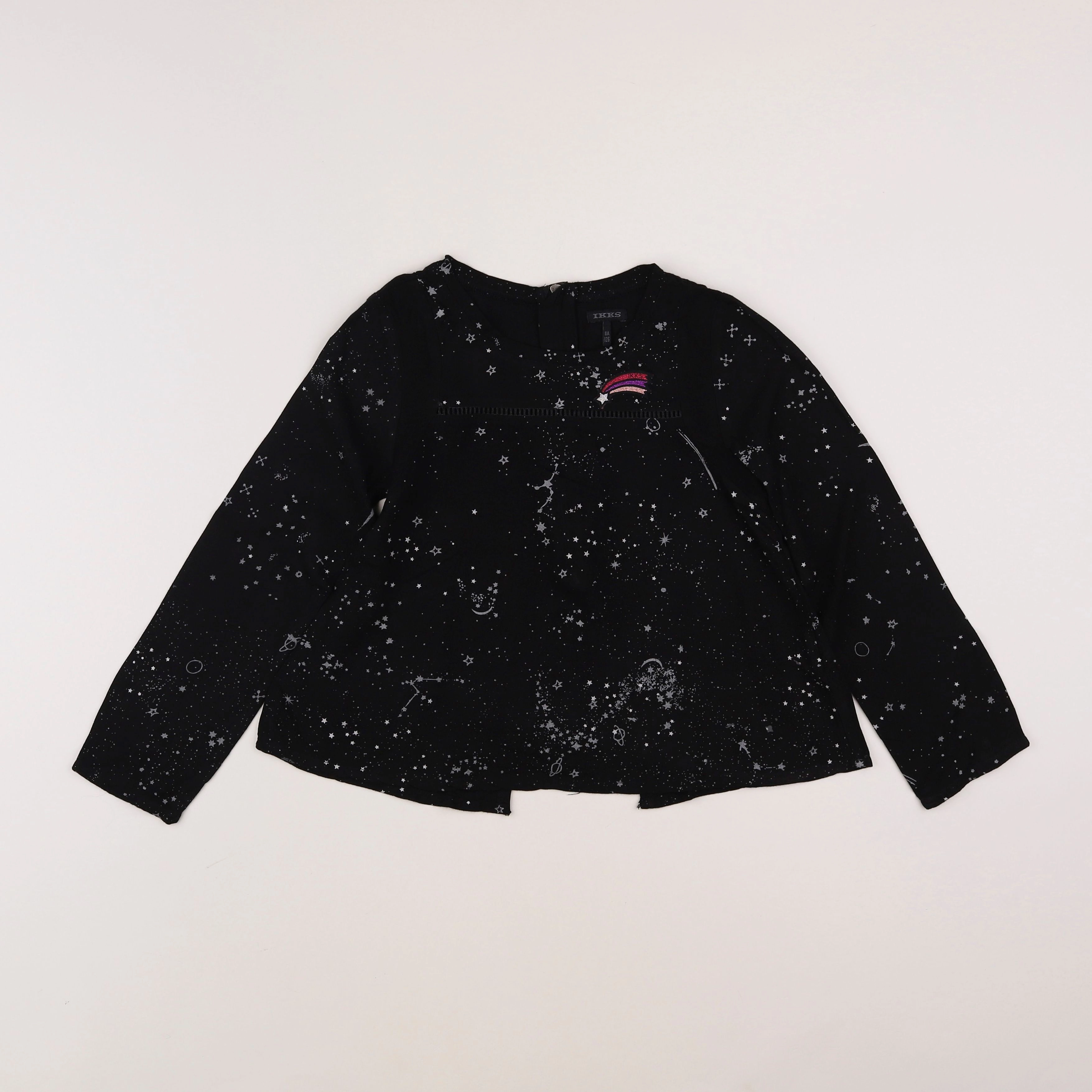 IKKS - blouse noir - 8 ans