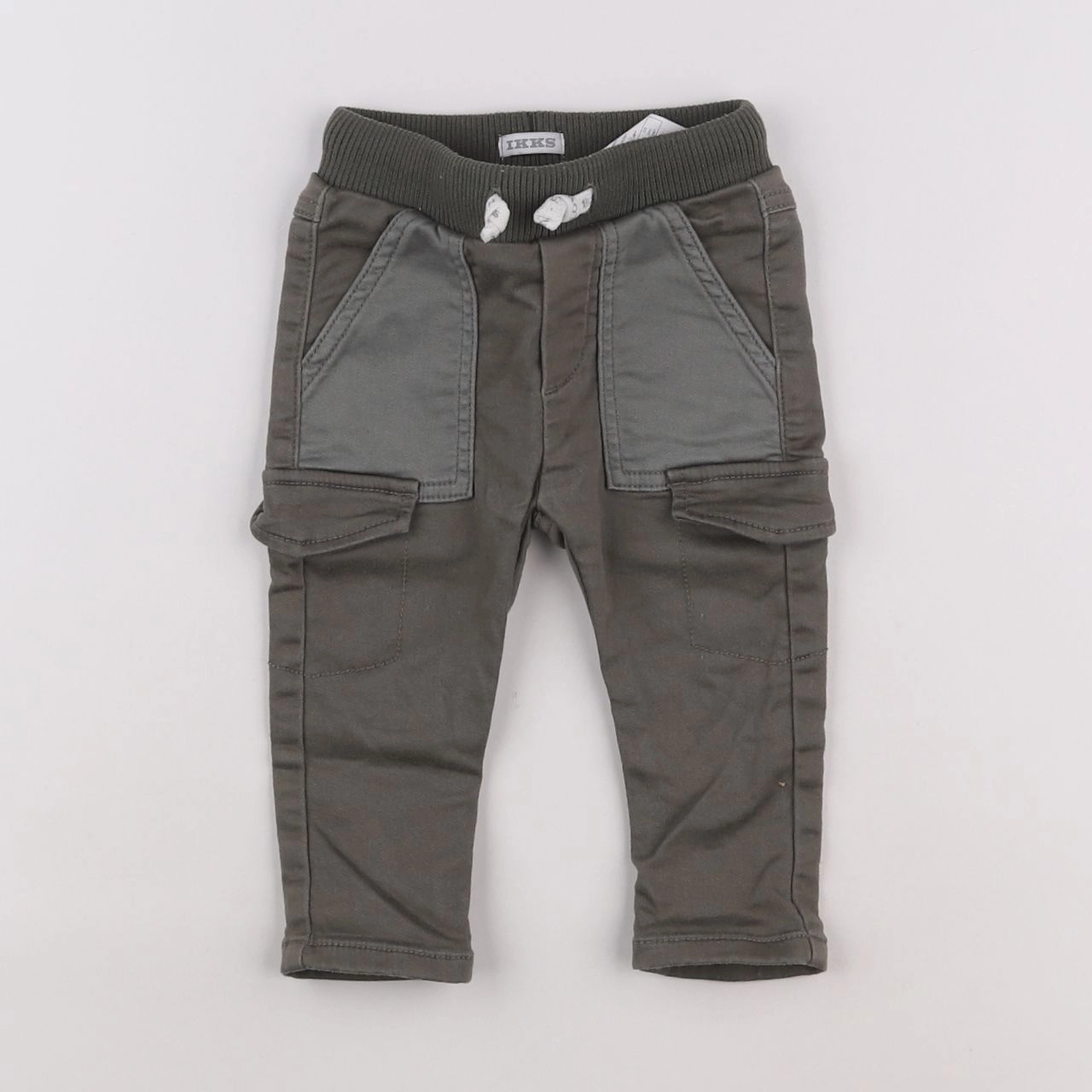 IKKS - pantalon vert - 12 mois