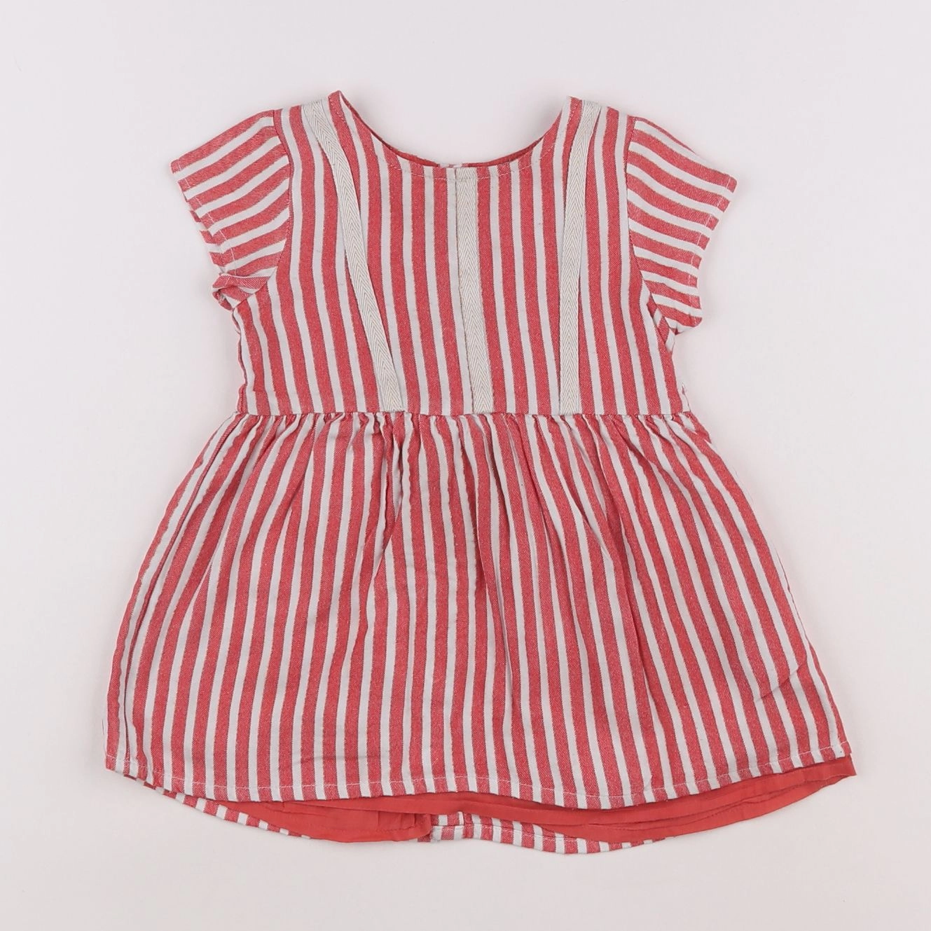 IKKS - robe rouge - 12 mois