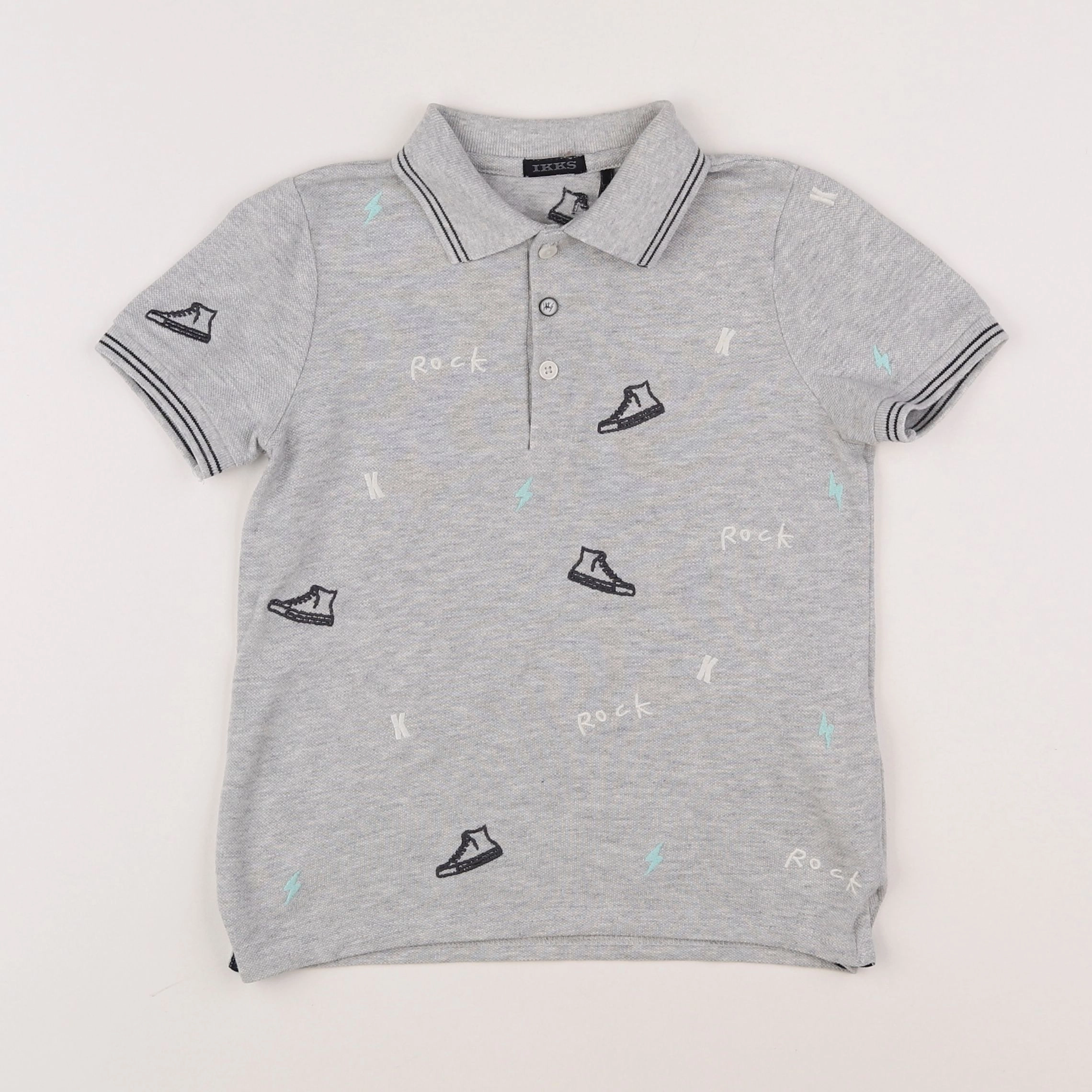 IKKS - polo gris - 5 ans