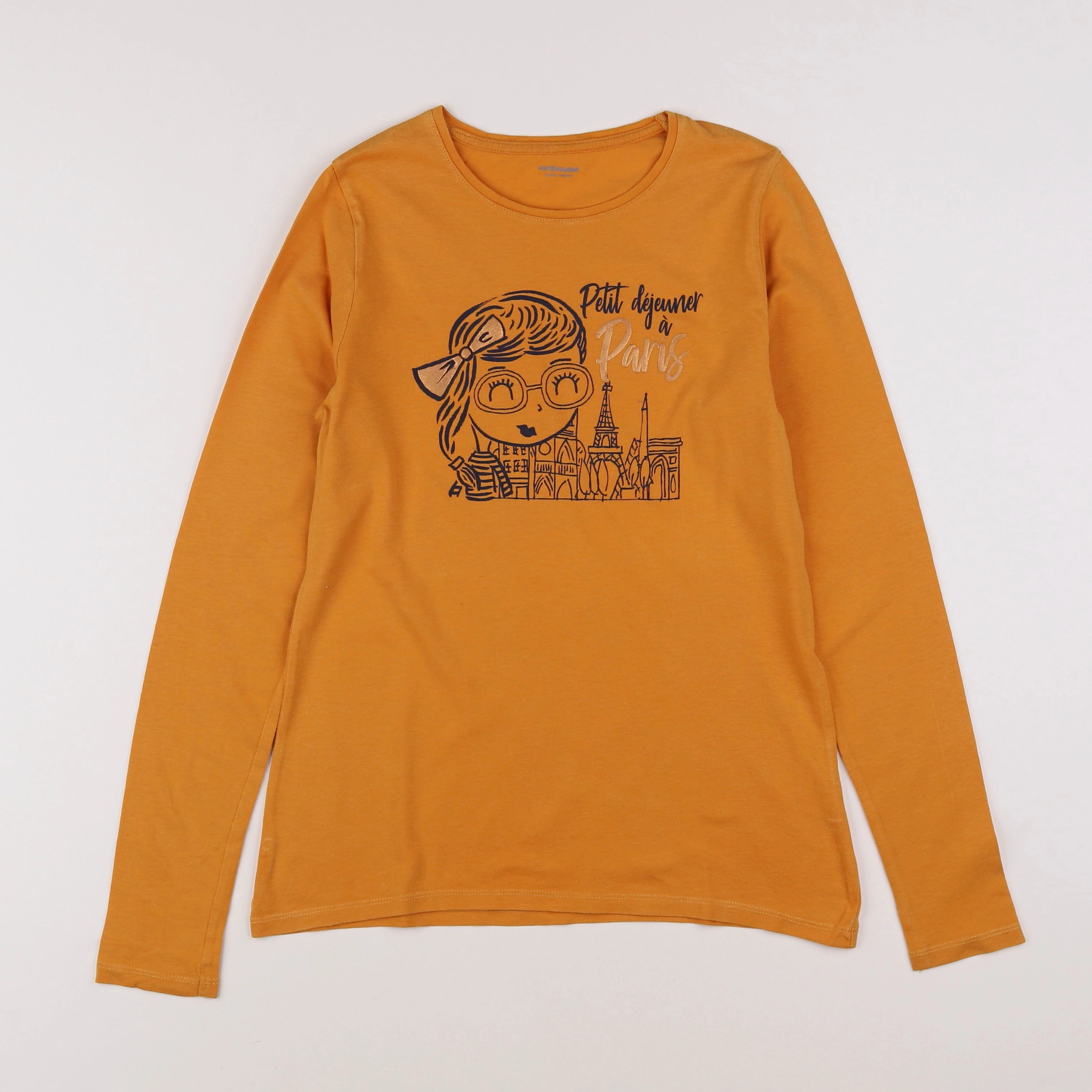 Vertbaudet - tee-shirt jaune - 12 ans