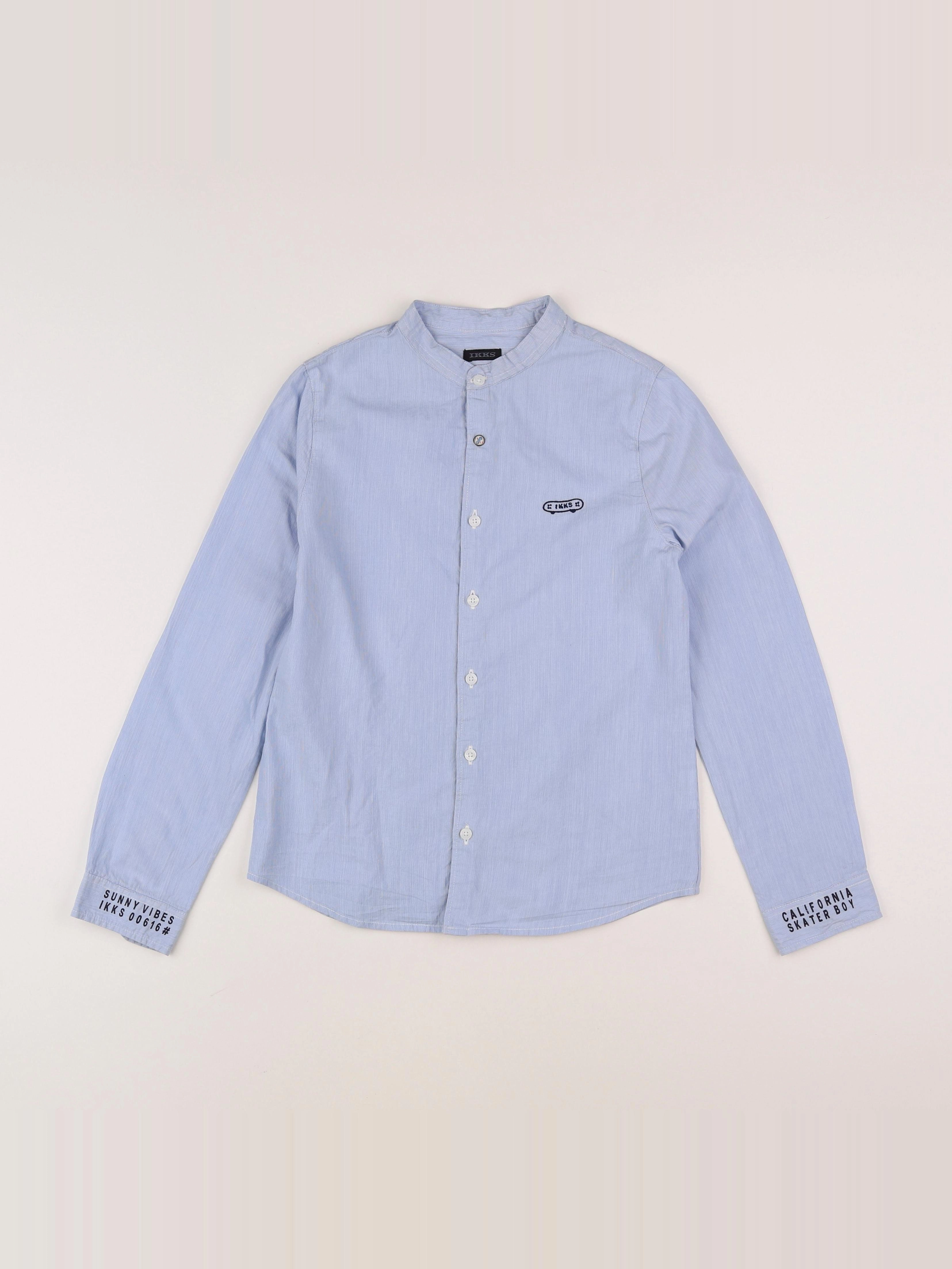 IKKS - chemise bleu - 10 ans
