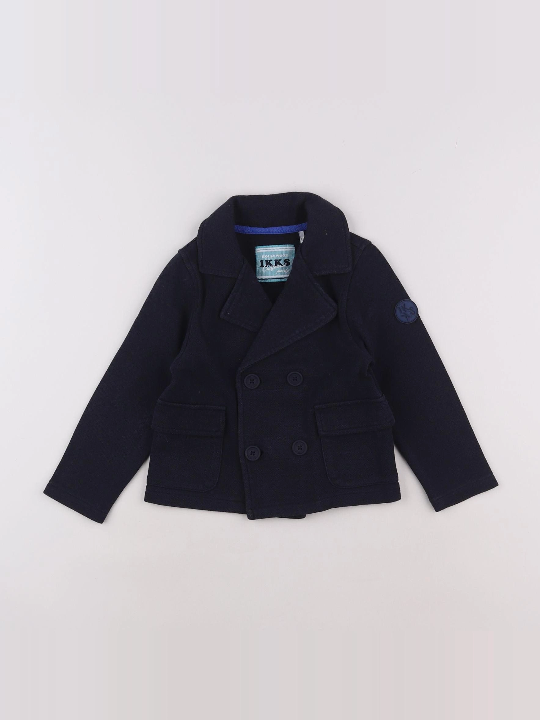 IKKS - veste imprimé au dos bleu - 3 ans