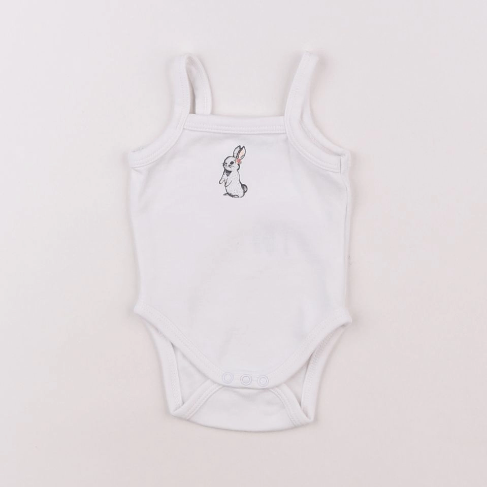 Vertbaudet - body blanc - 1 mois