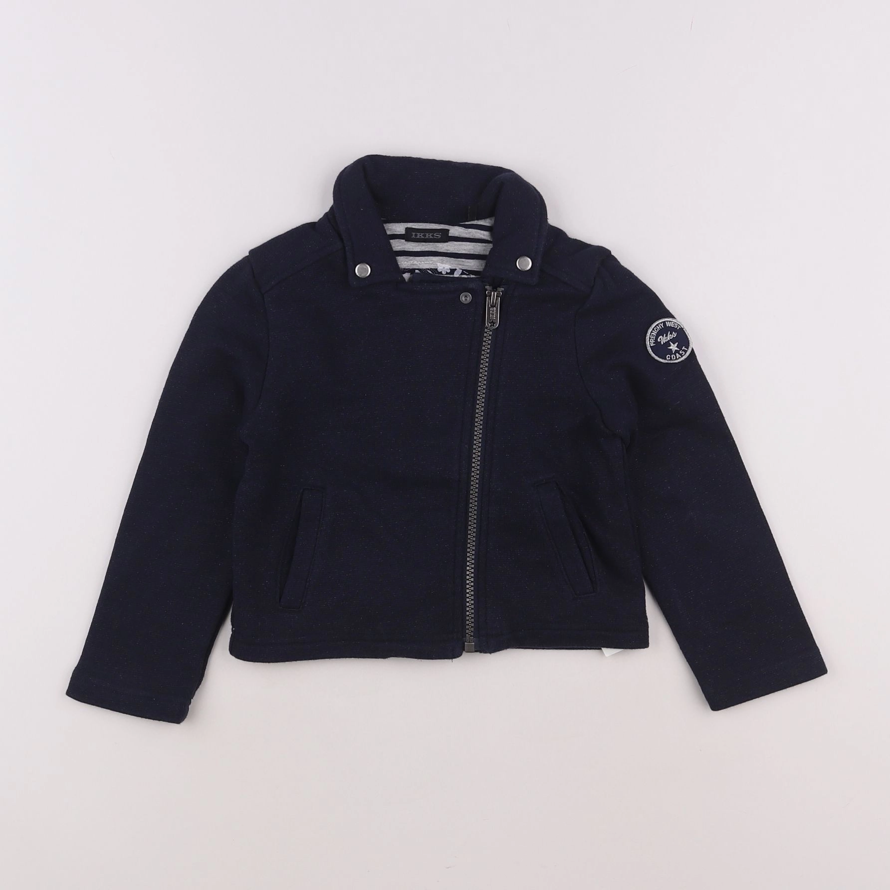 IKKS - veste bleu - 4 ans