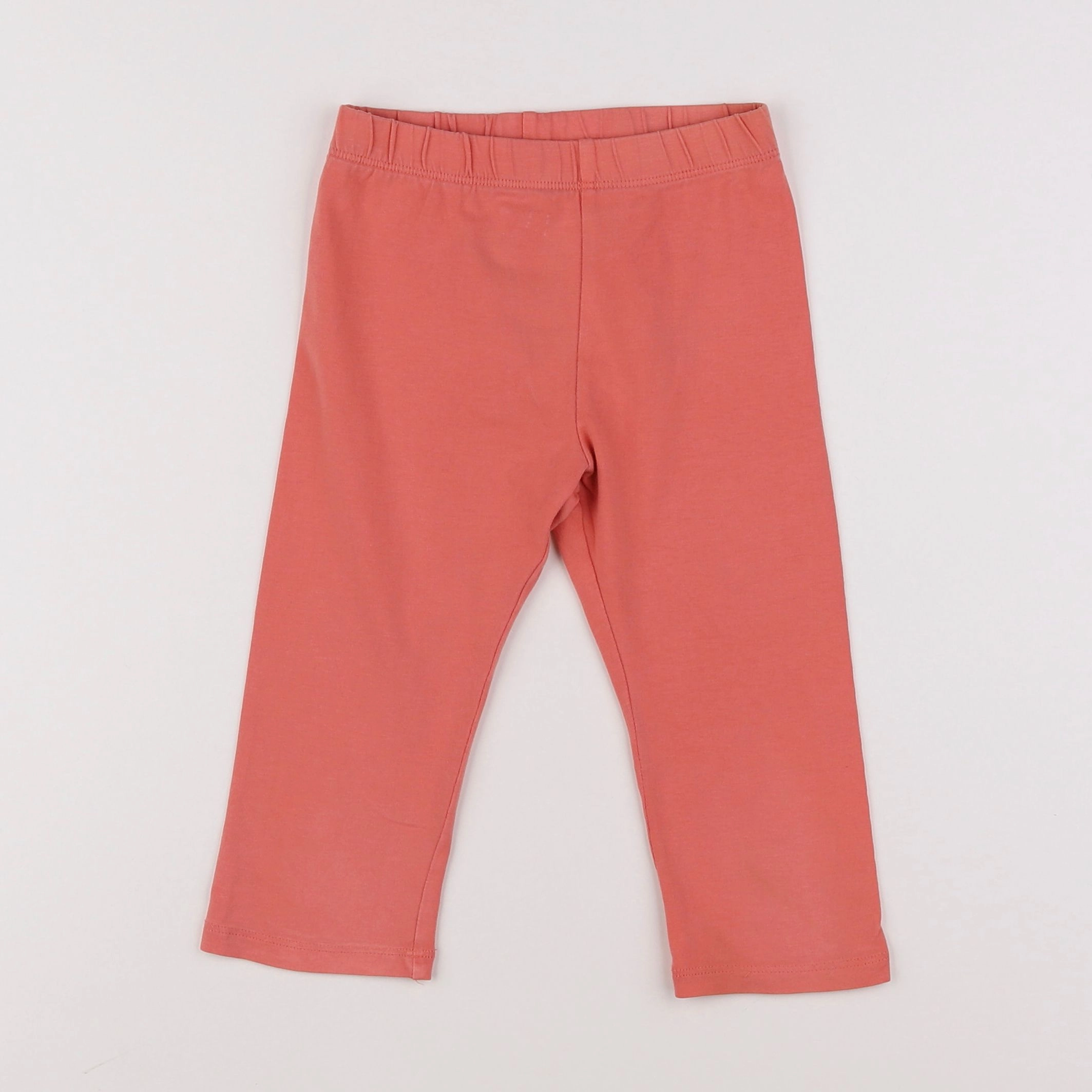 Vertbaudet - legging court orange - 6 ans