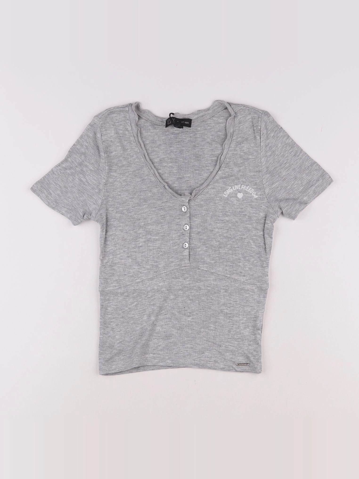 IKKS - tee-shirt gris - 12 ans