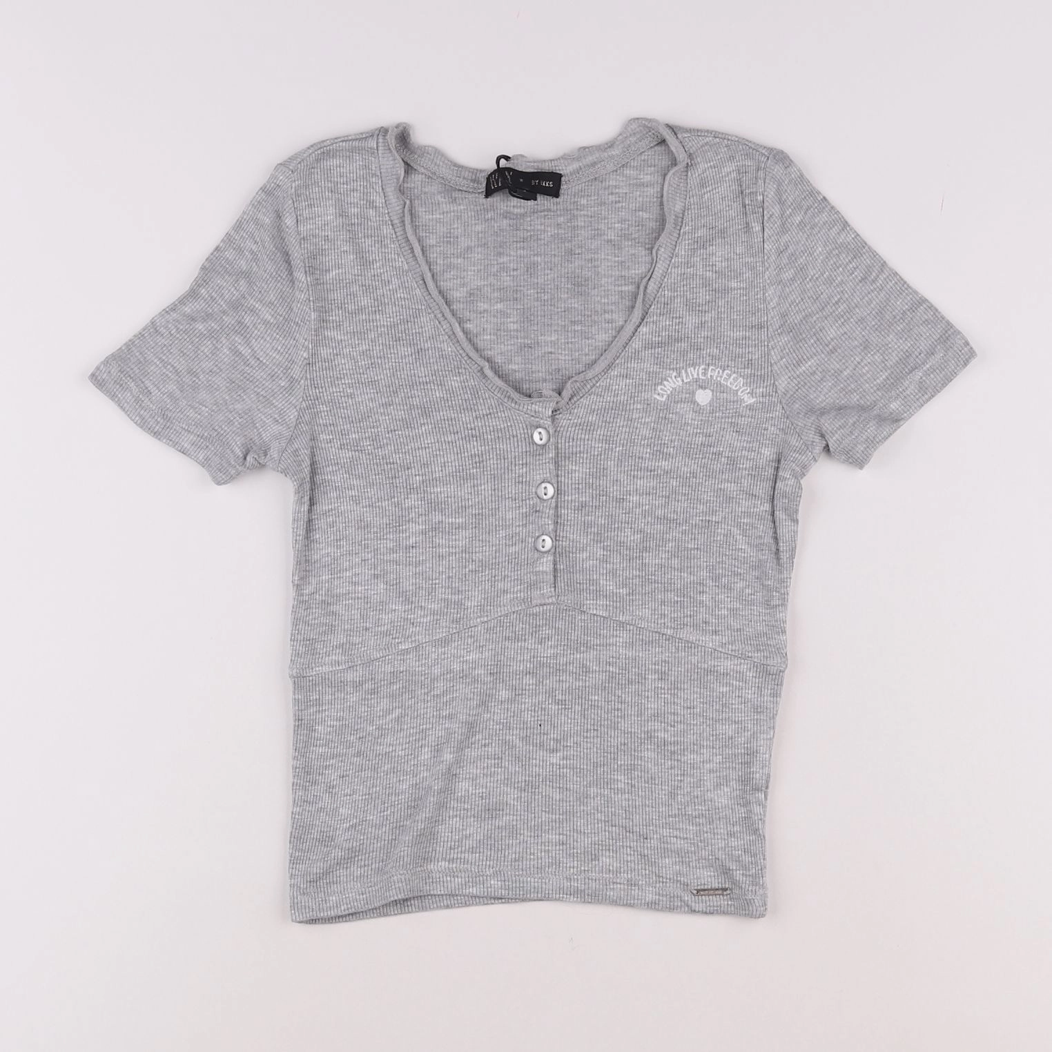 IKKS - tee-shirt gris - 12 ans