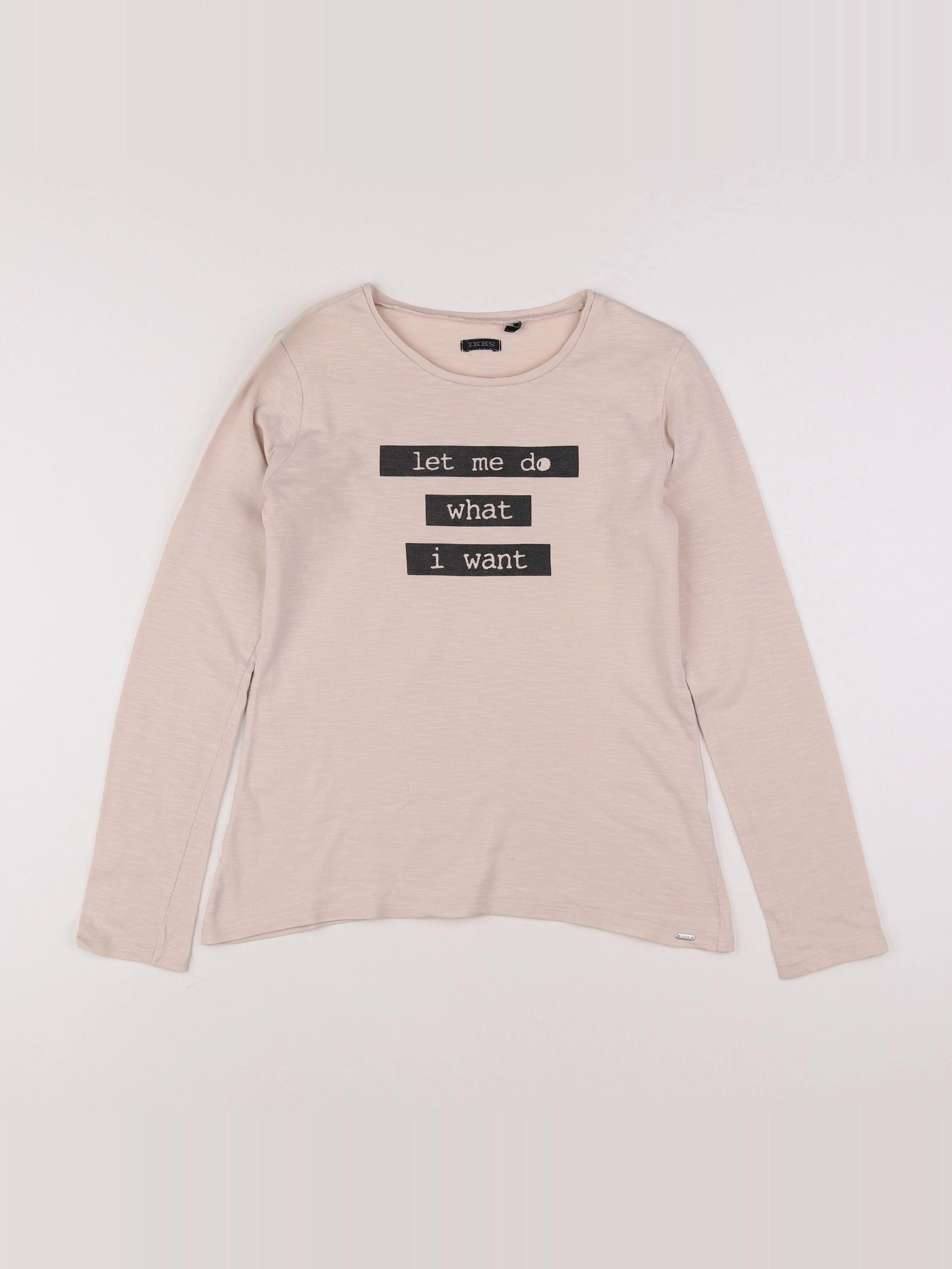 IKKS - tee-shirt rose - 12 ans