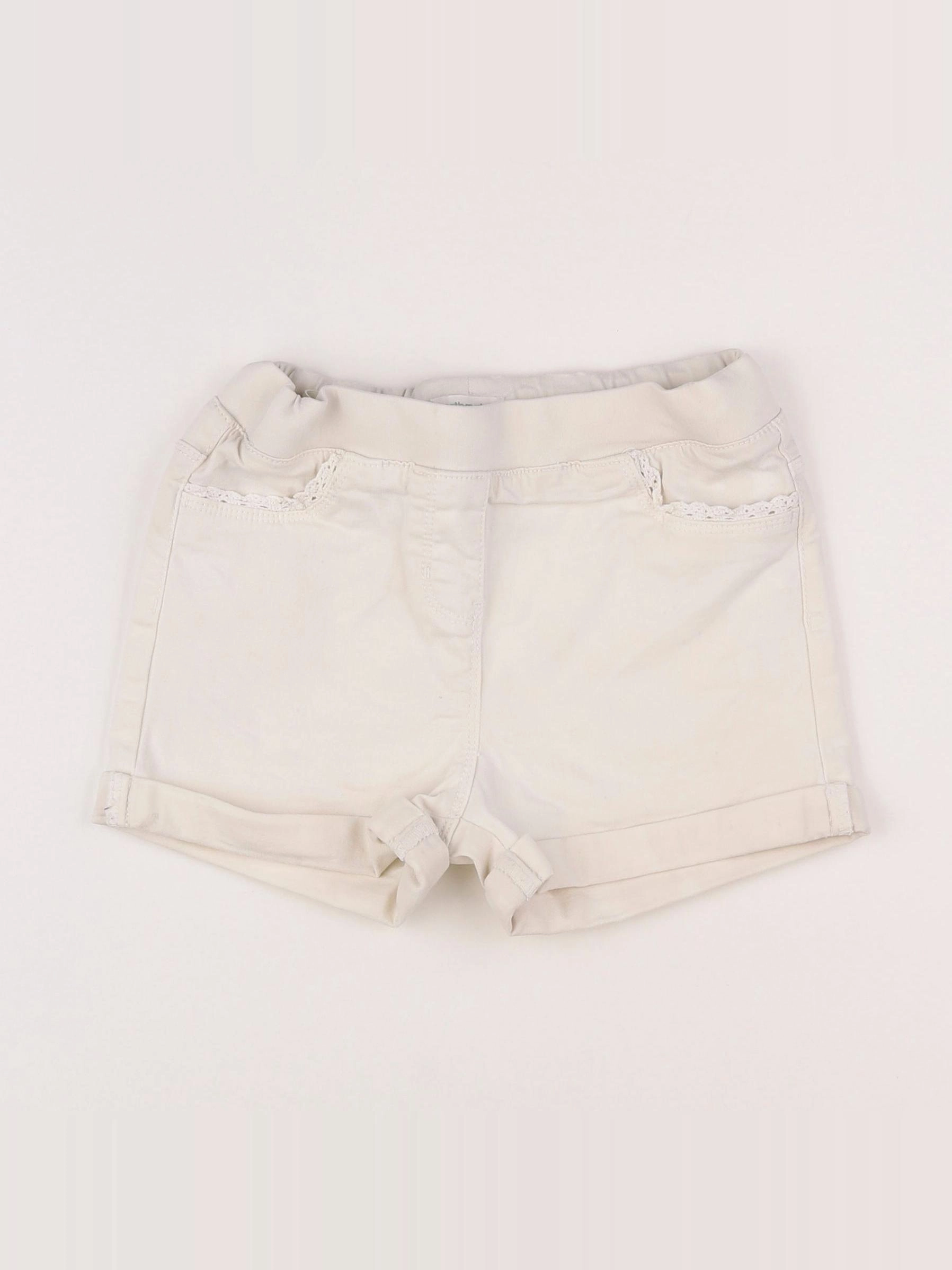Vertbaudet - short blanc - 9 ans