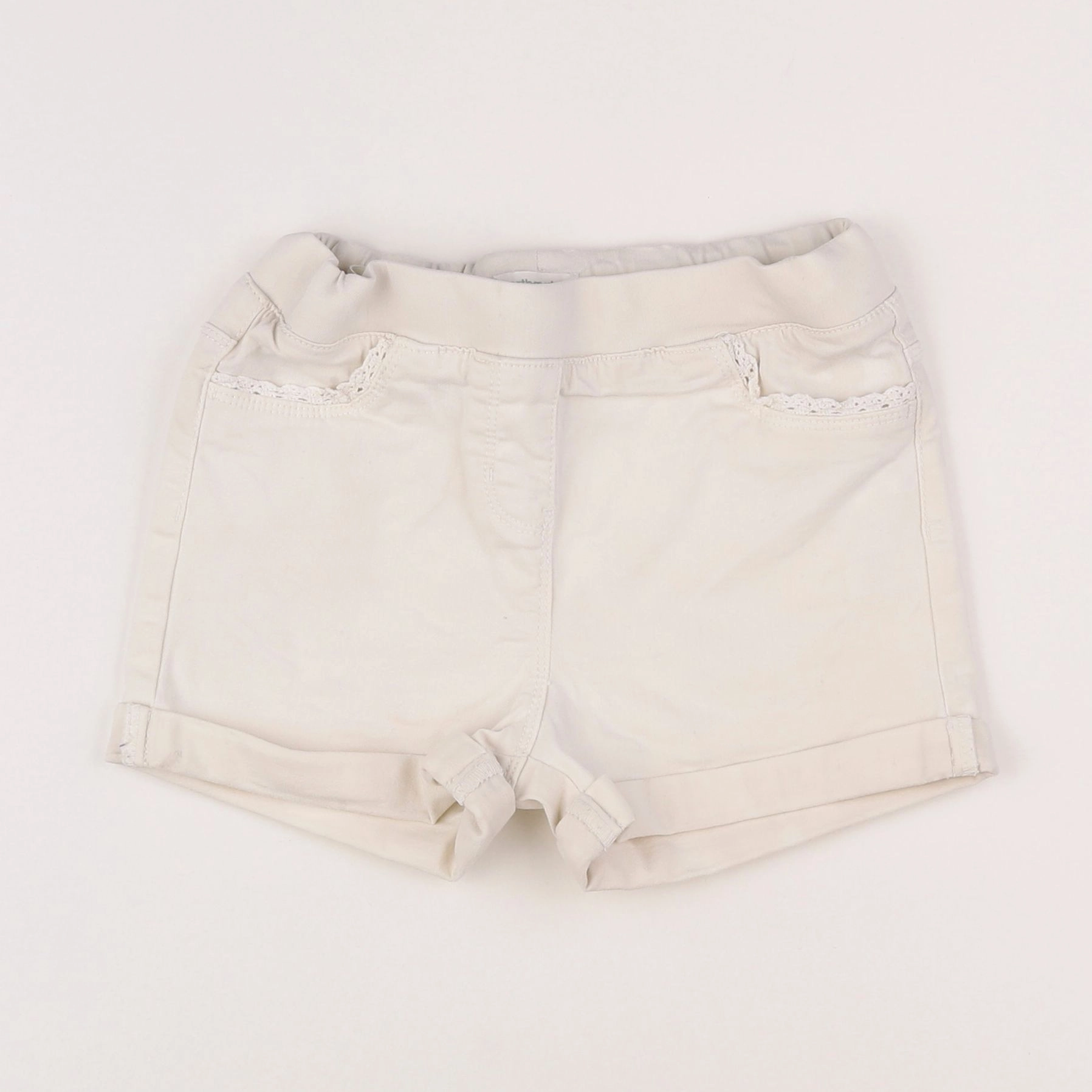 Vertbaudet - short blanc - 9 ans