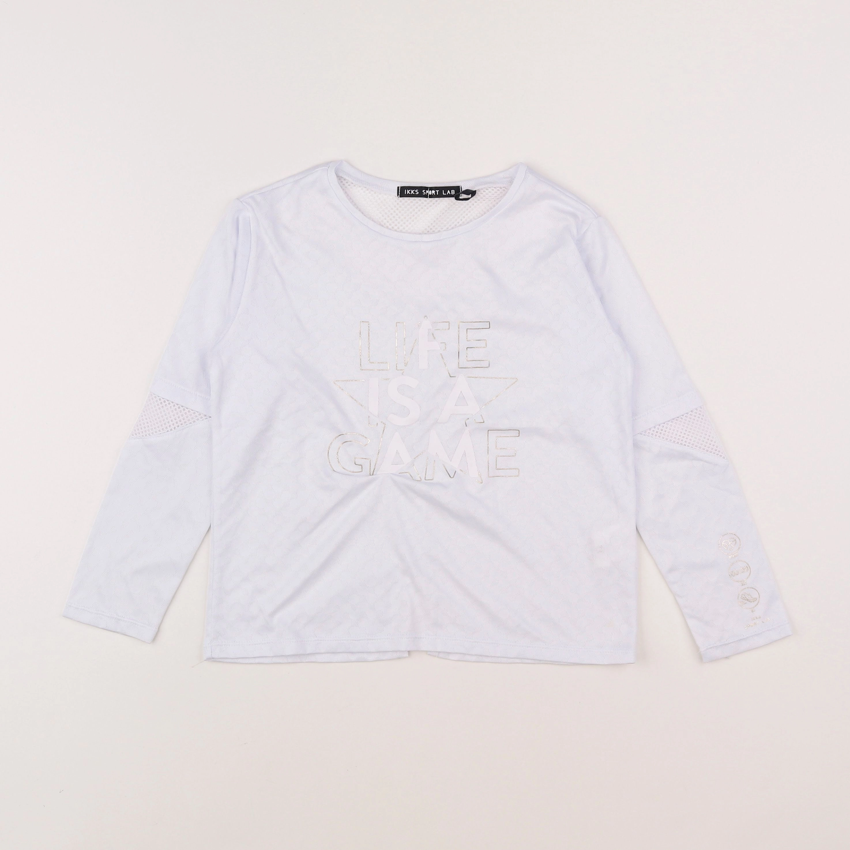 IKKS - tee-shirt blanc - 8 ans