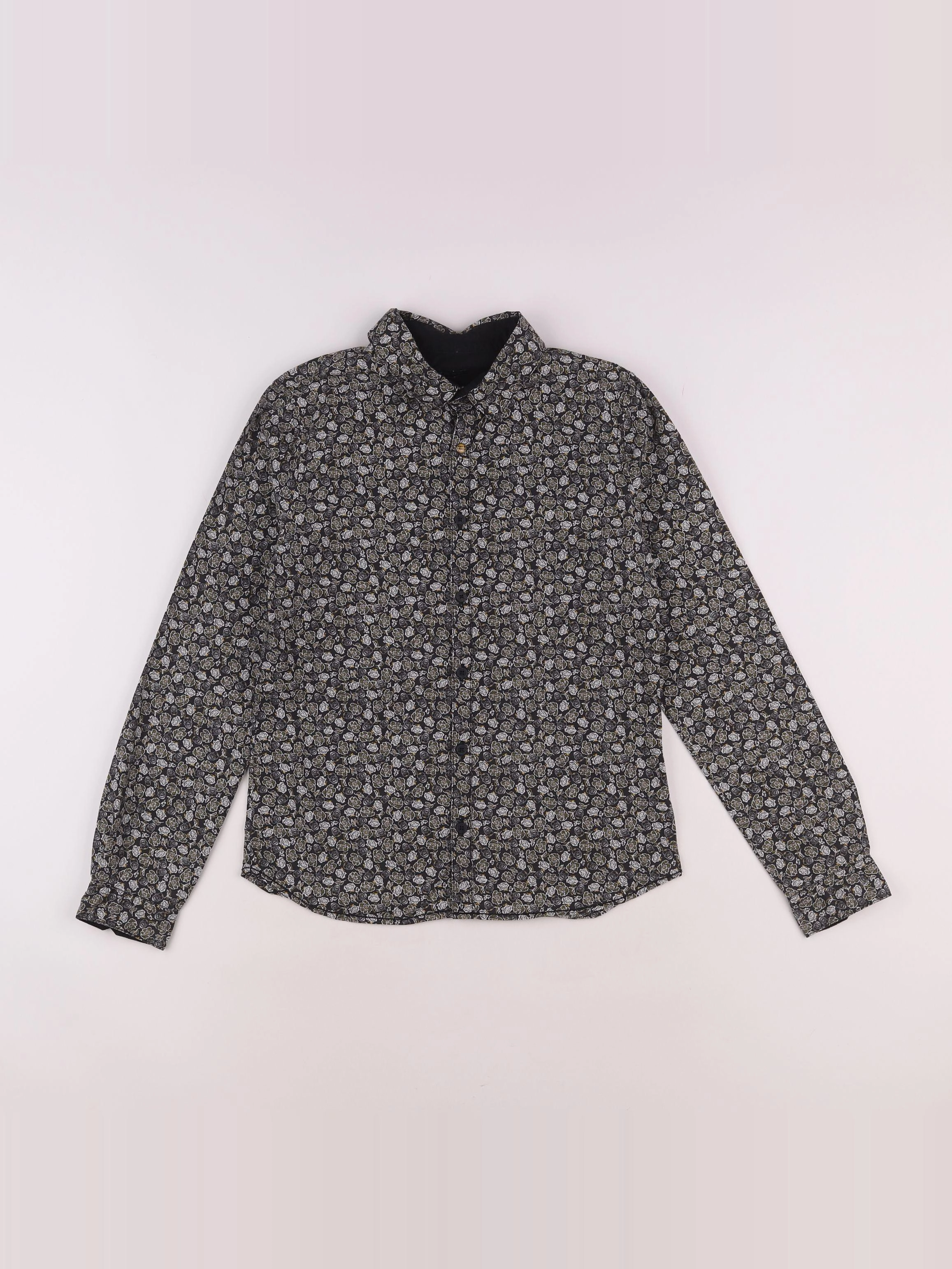 IKKS - chemise noir - 10 ans