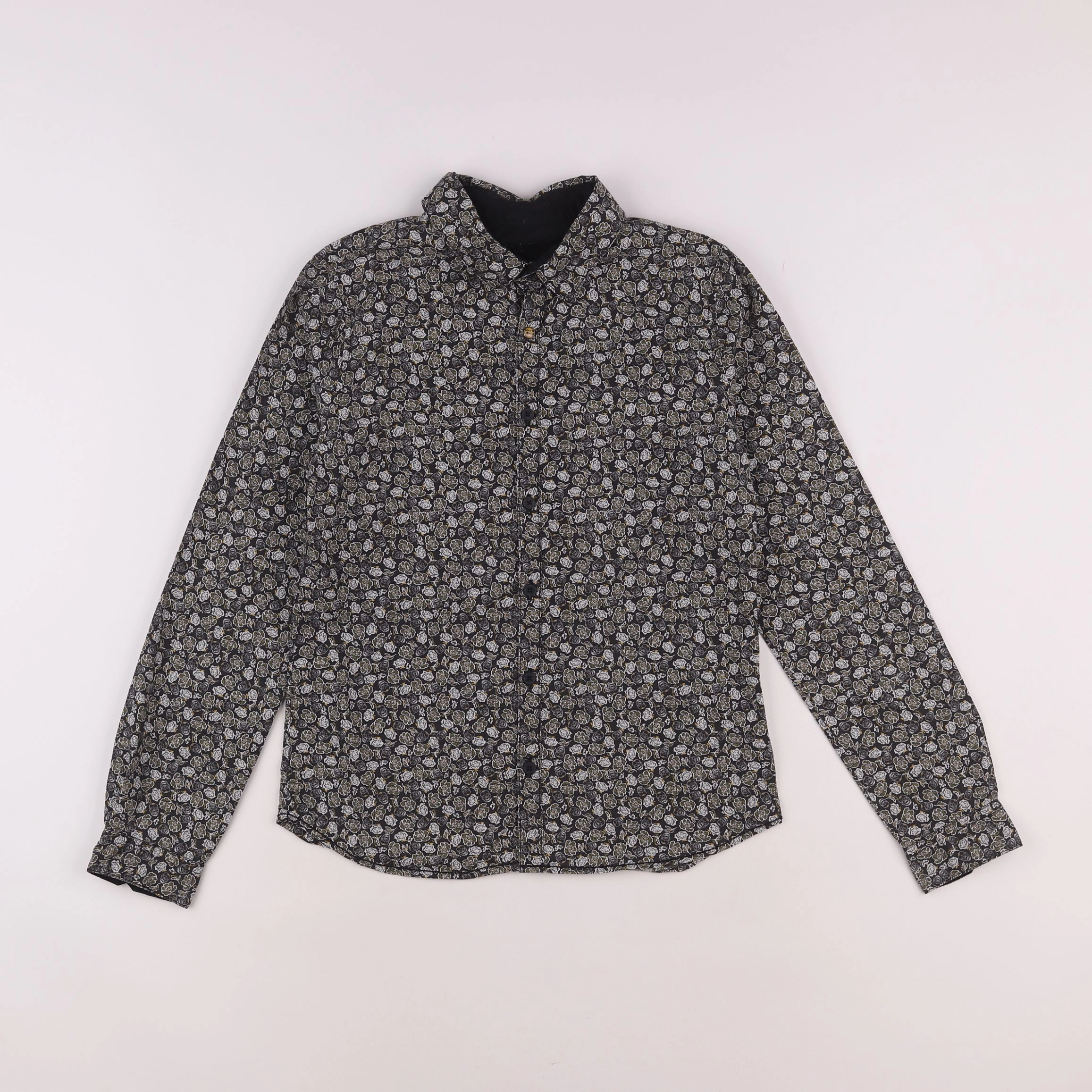 IKKS - chemise noir - 10 ans