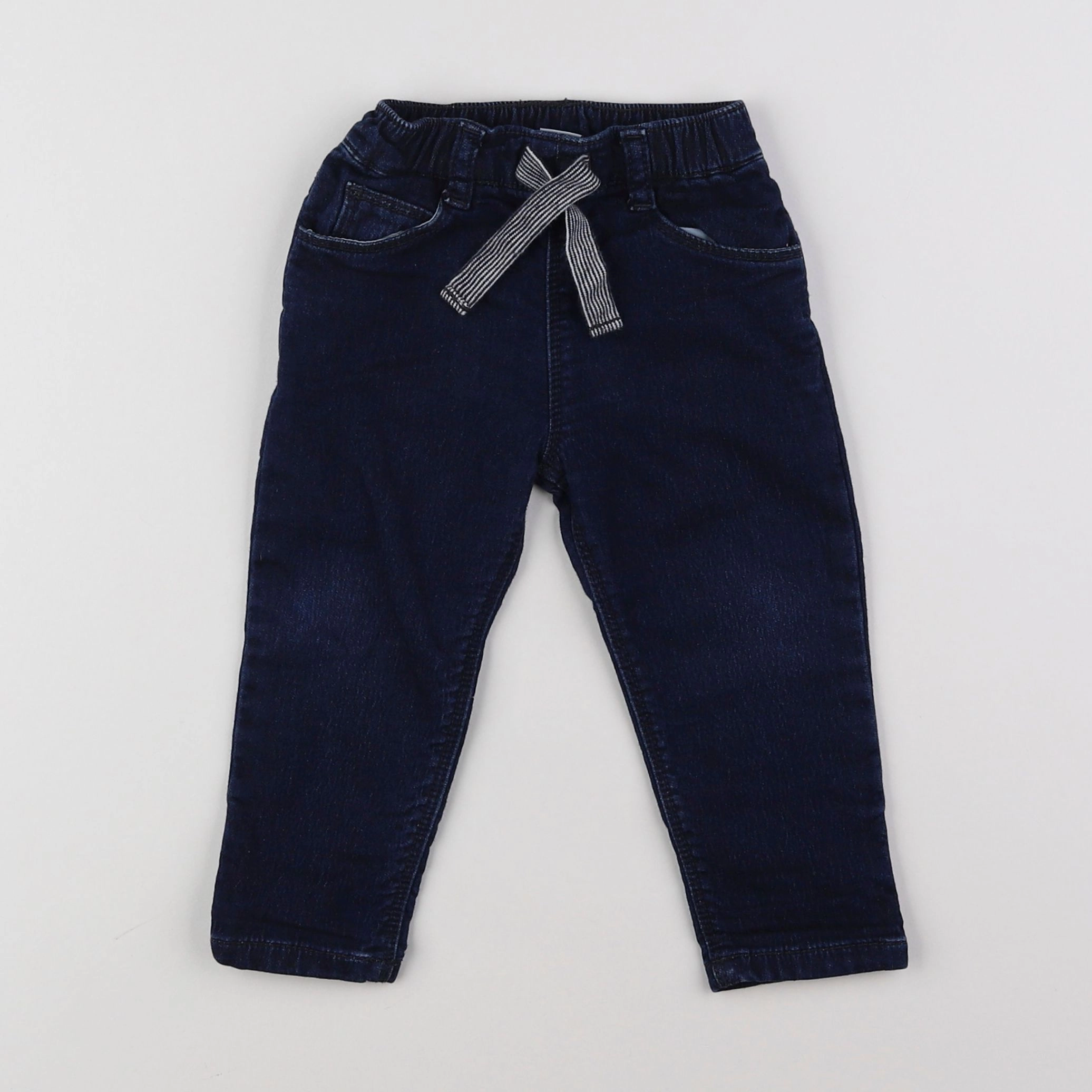 Petit Bateau - jean bleu - 12 mois