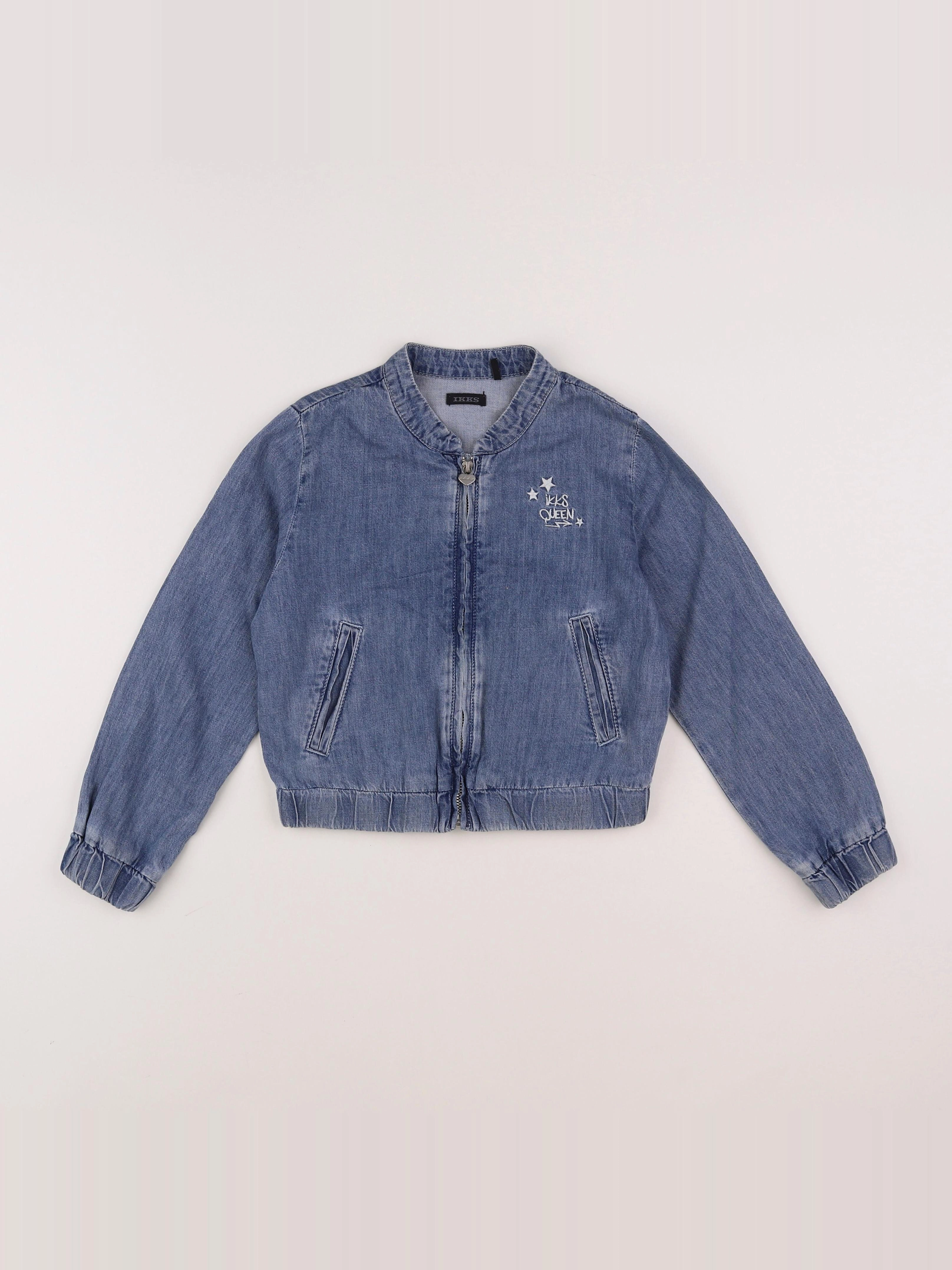 IKKS - veste imprimé au dos bleu - 6 ans