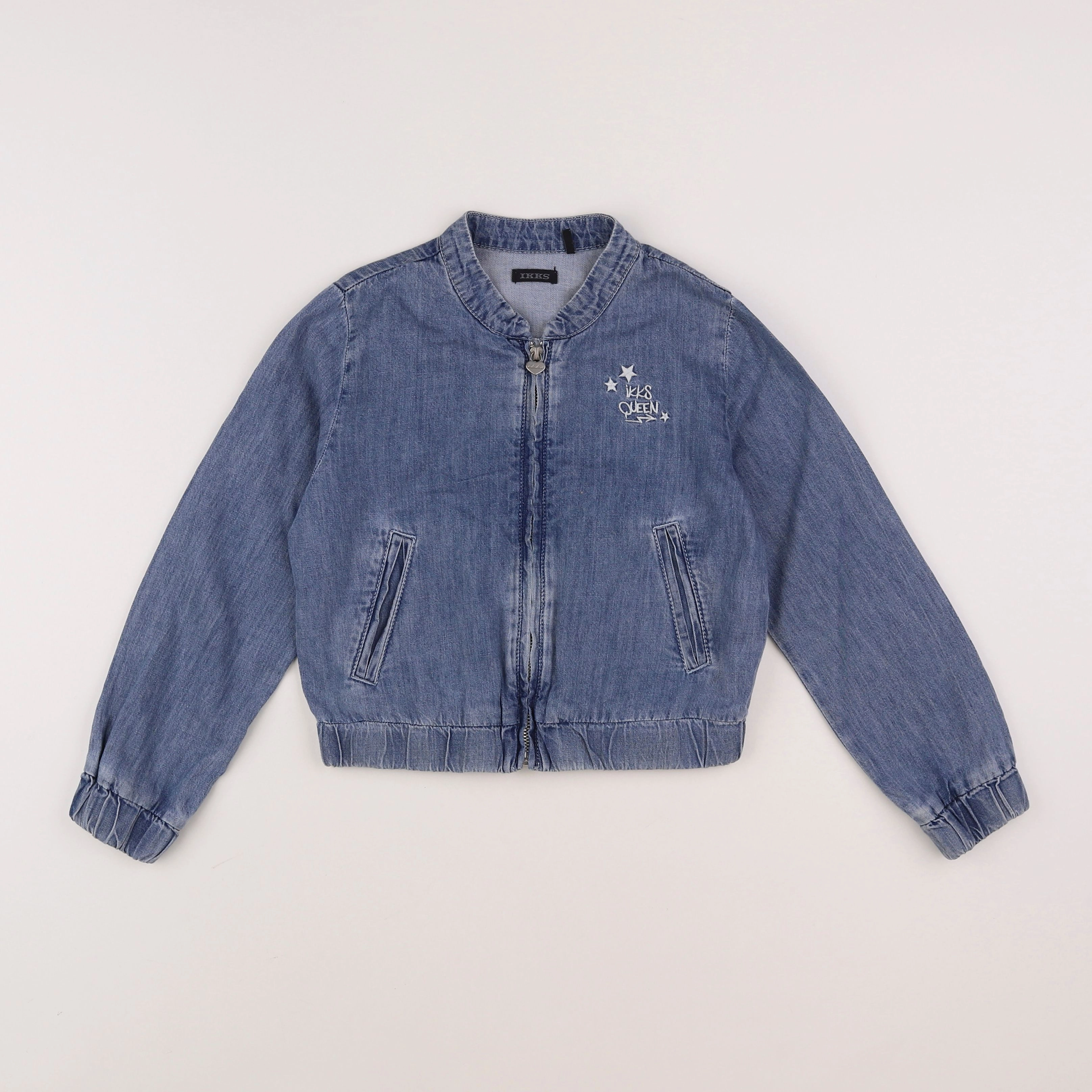 IKKS - veste imprimé au dos bleu - 6 ans