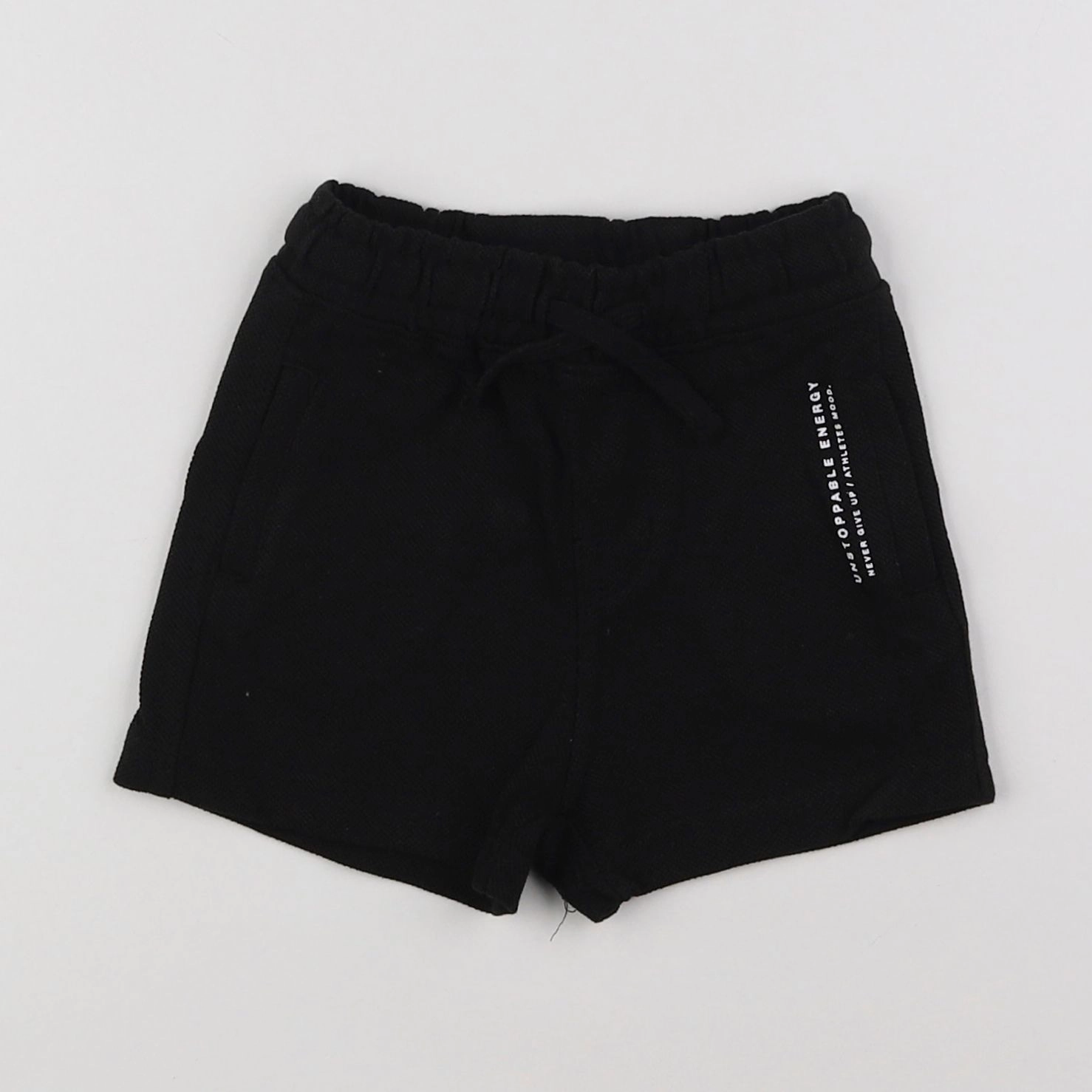 Zara - short noir - 9/12 mois