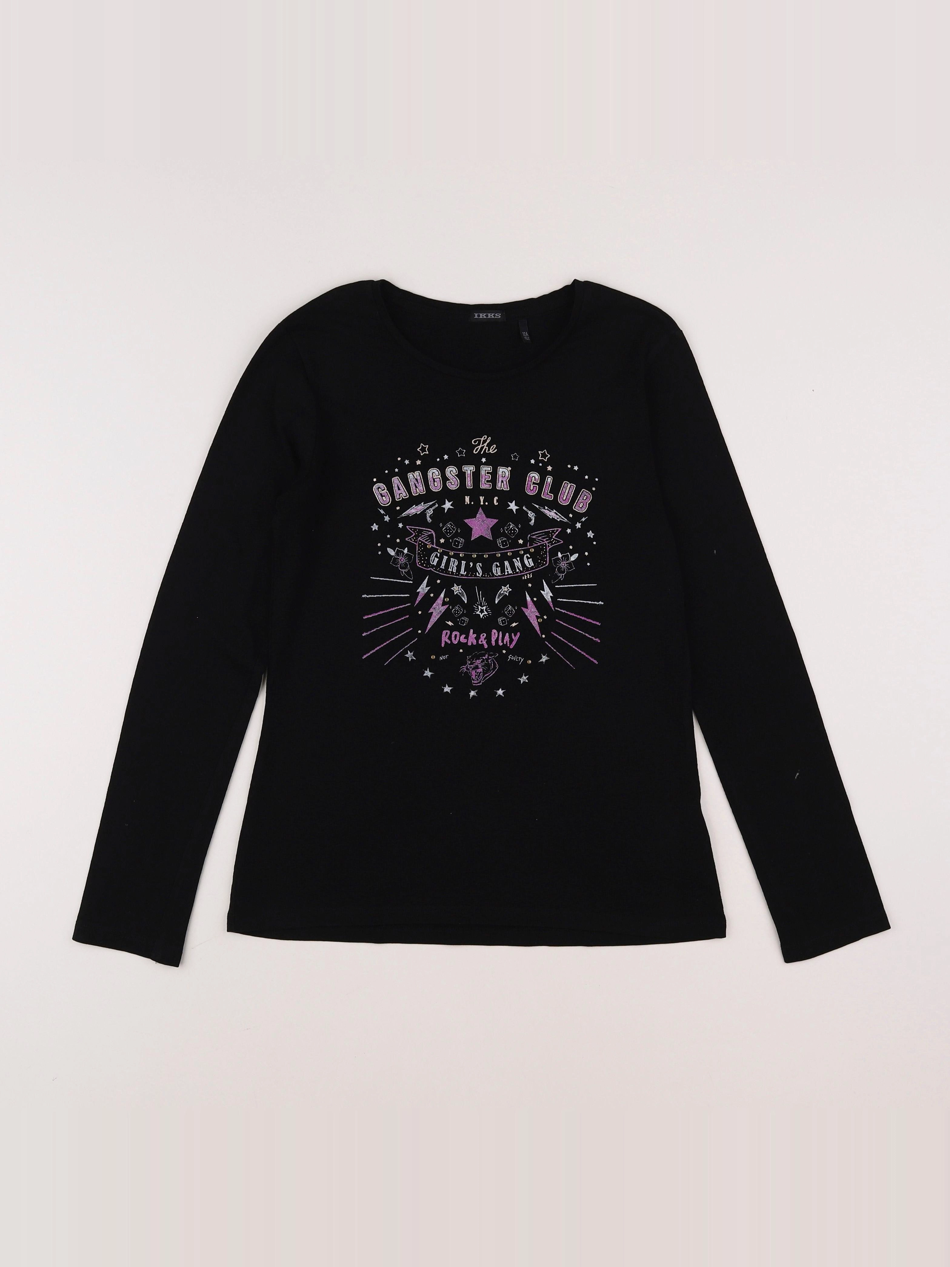 IKKS - tee-shirt noir - 12 ans