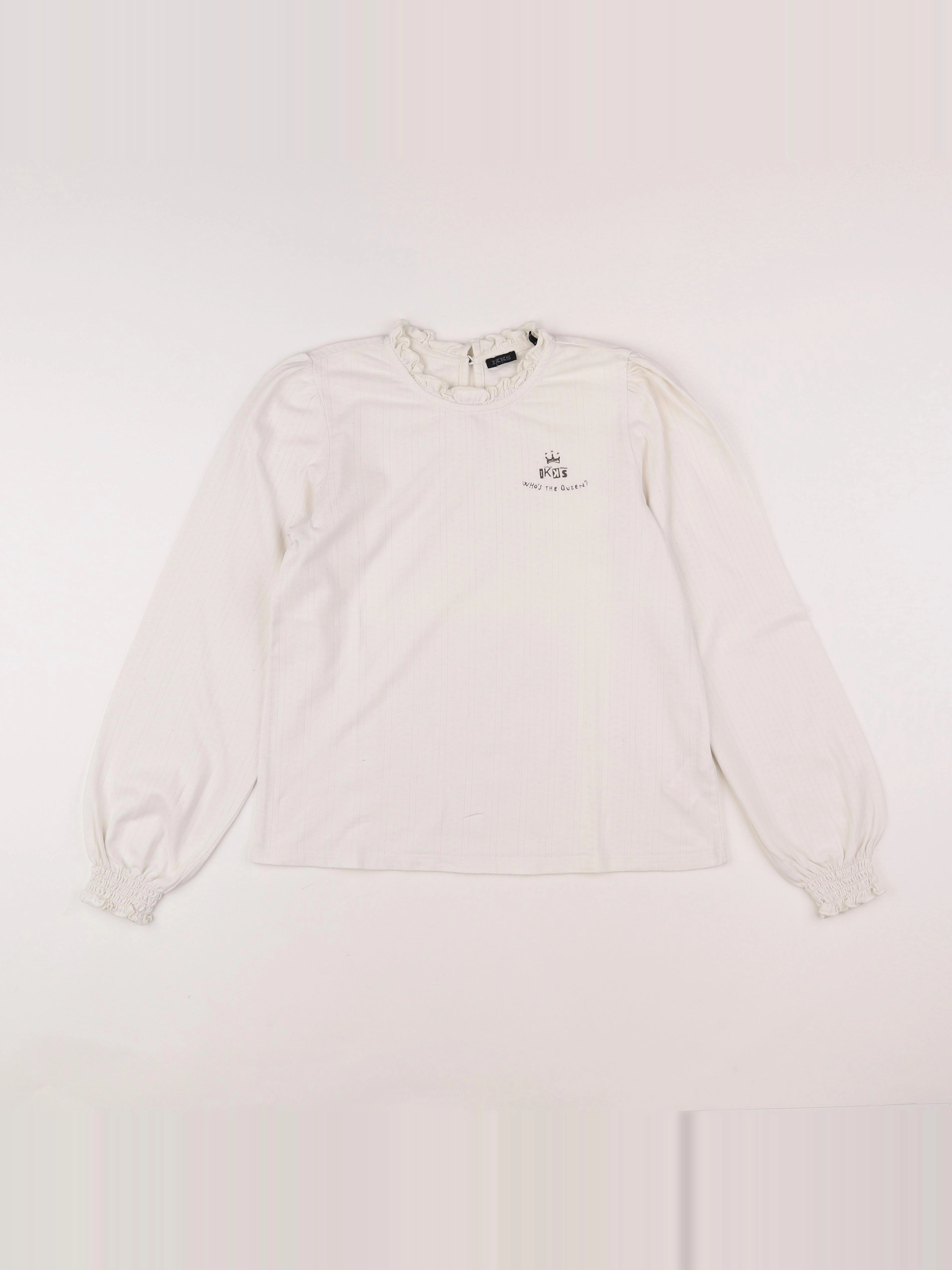IKKS - tee-shirt blanc - 12 ans