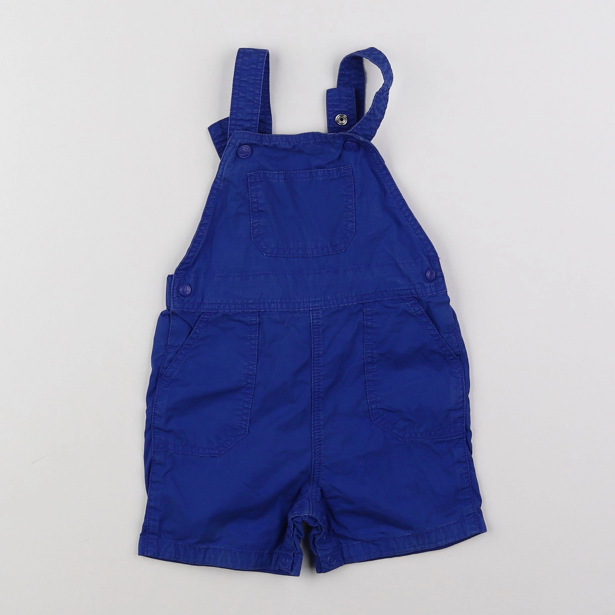 Petit Bateau - salopette bleu - 12 mois
