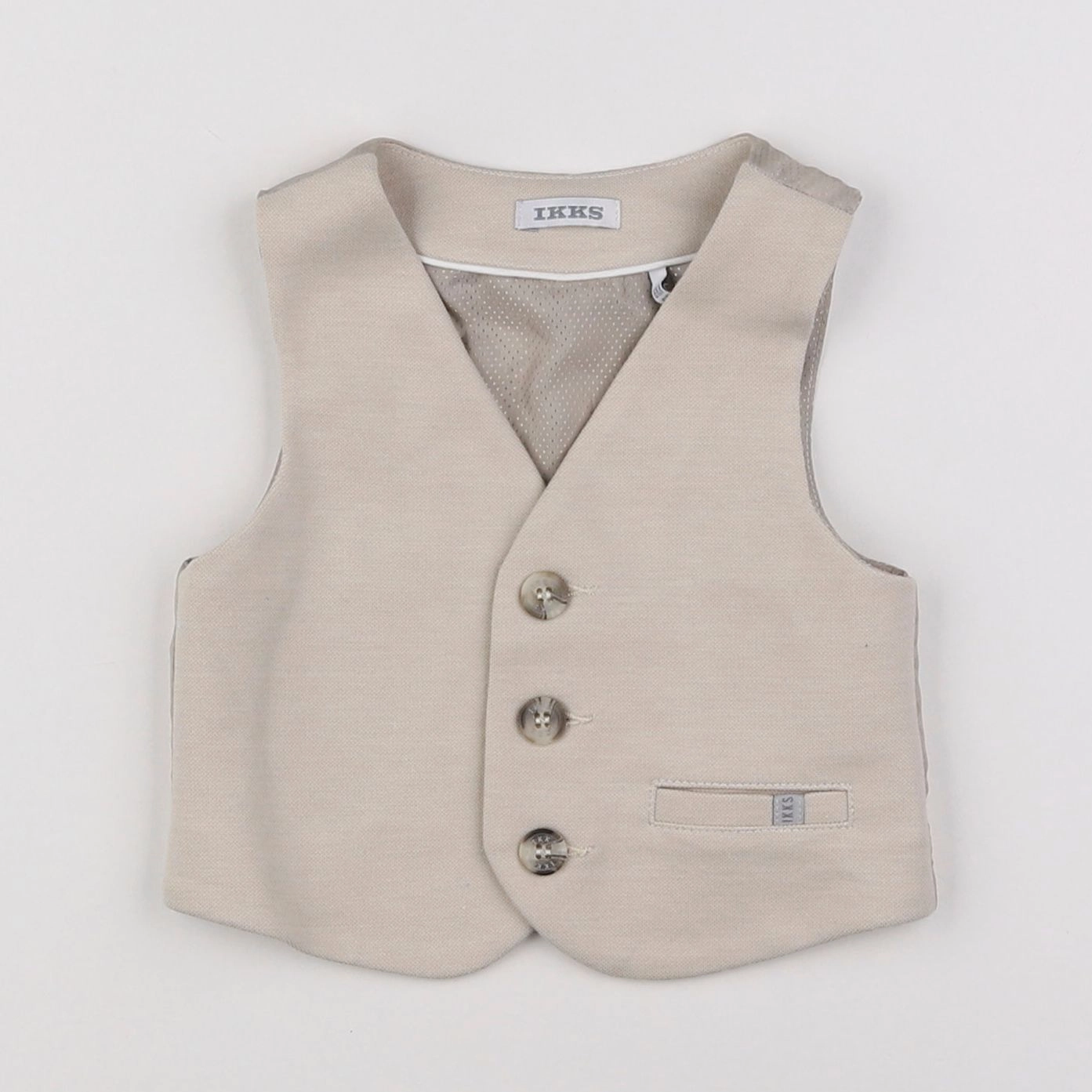 IKKS - gilet beige - 6 mois