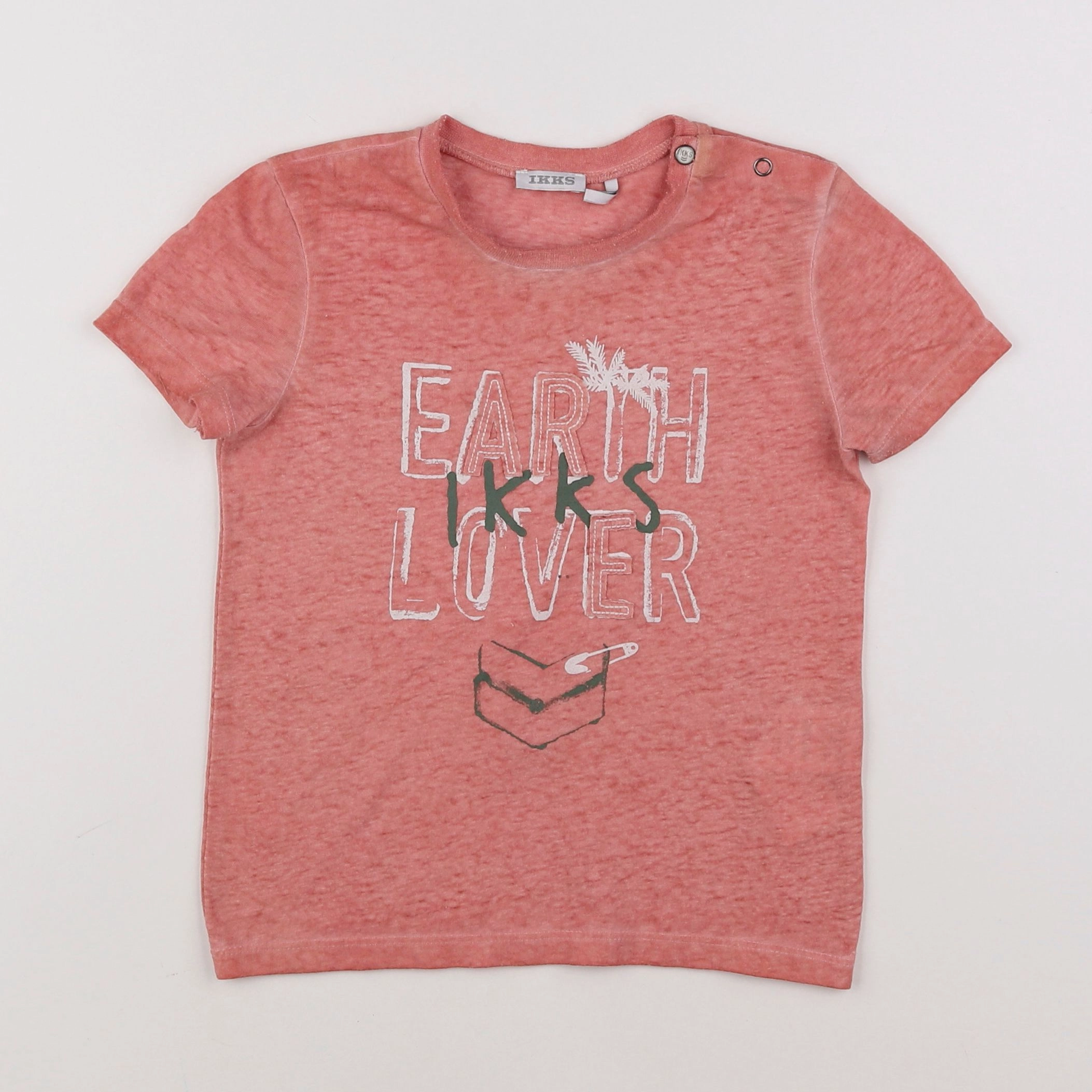 IKKS - tee-shirt rouge - 3 ans