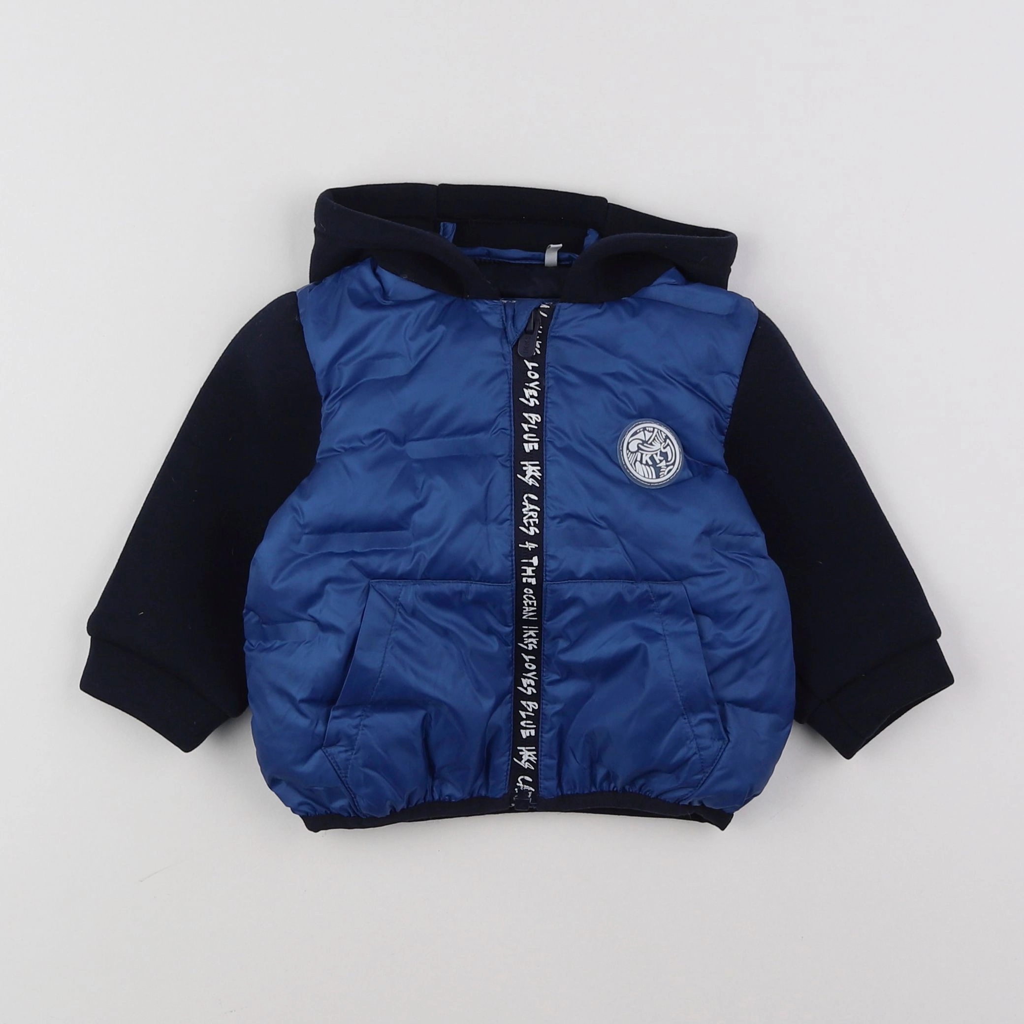 IKKS - doudoune bleu - 6 mois