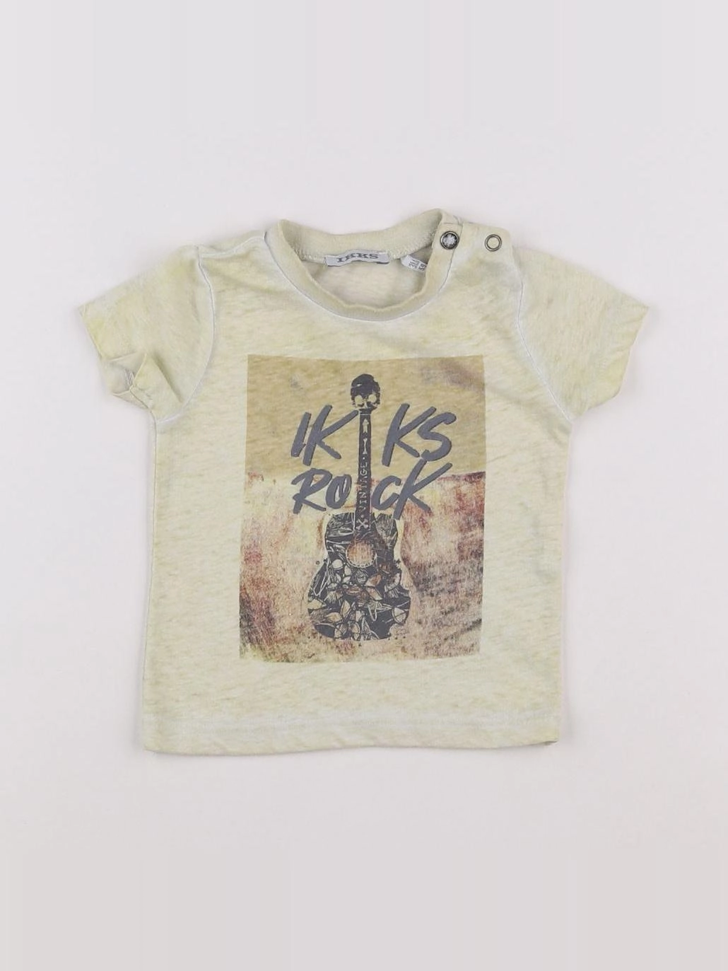 IKKS - tee-shirt jaune - 3 mois