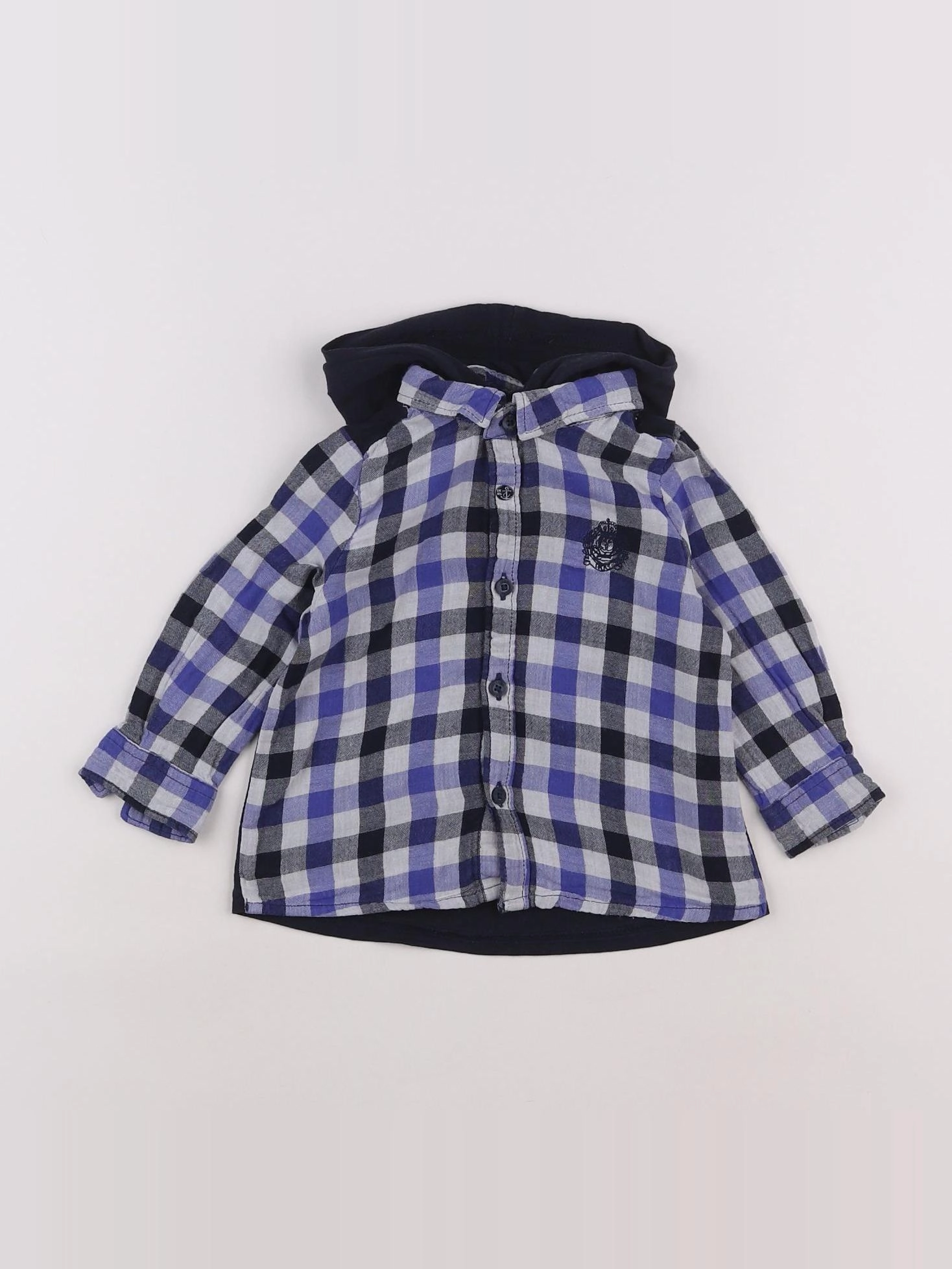 IKKS - chemise bleu - 12 mois