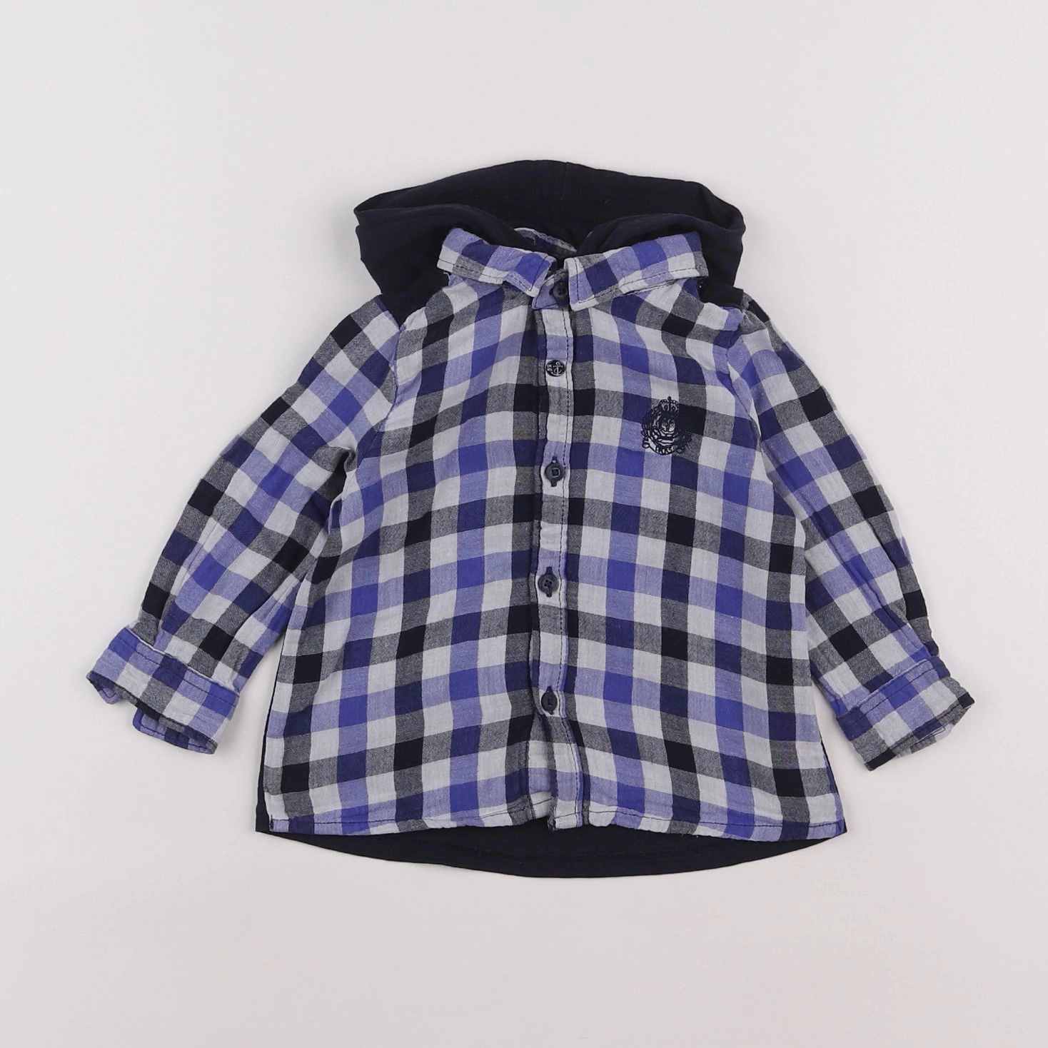 IKKS - chemise bleu - 12 mois