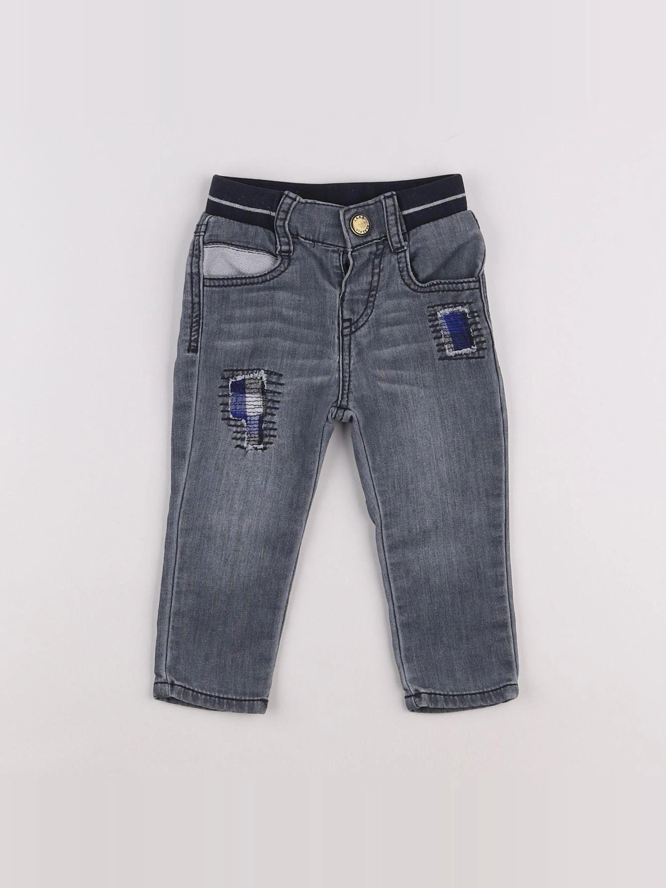 IKKS - jean gris - 12 mois
