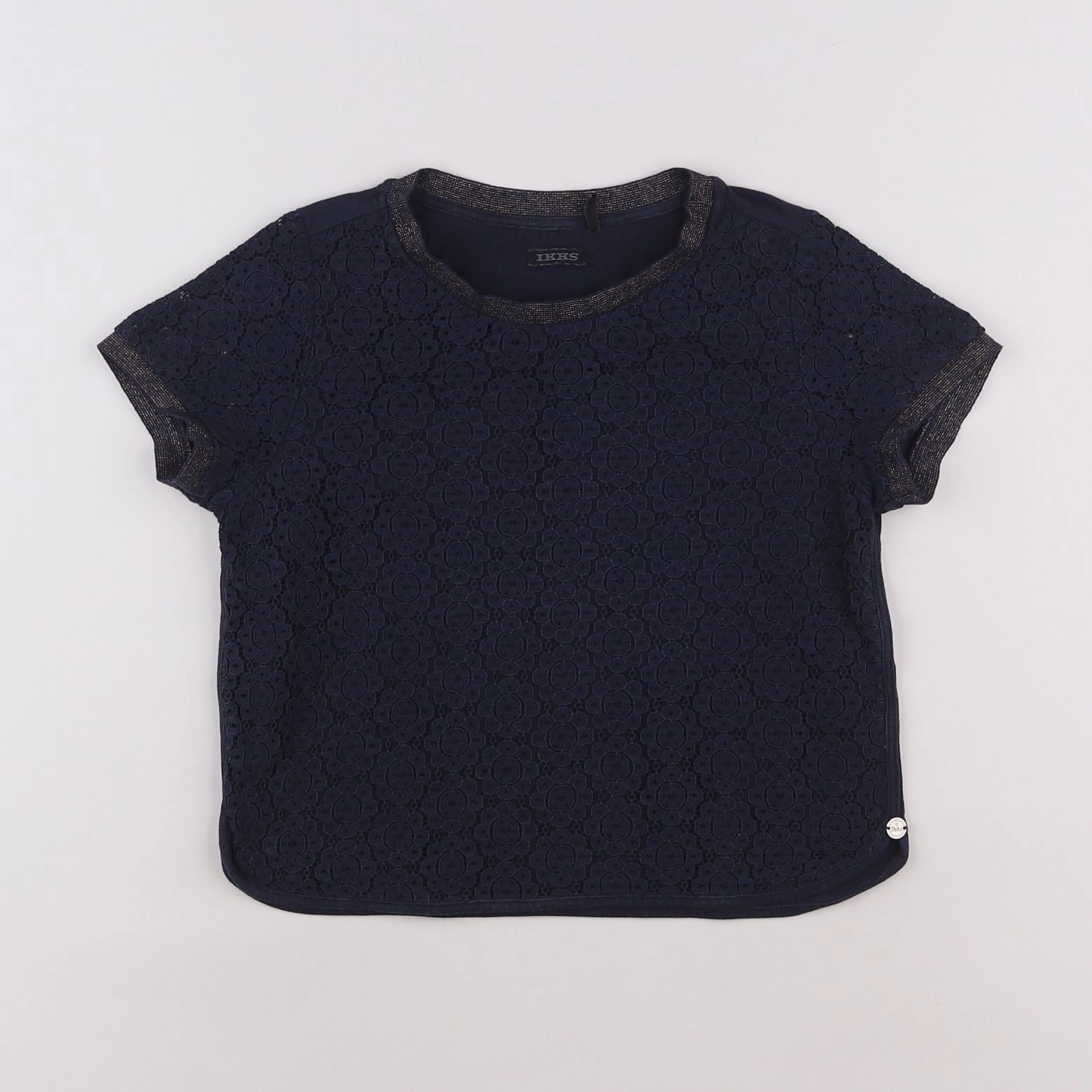 IKKS - tee-shirt bleu - 8 ans
