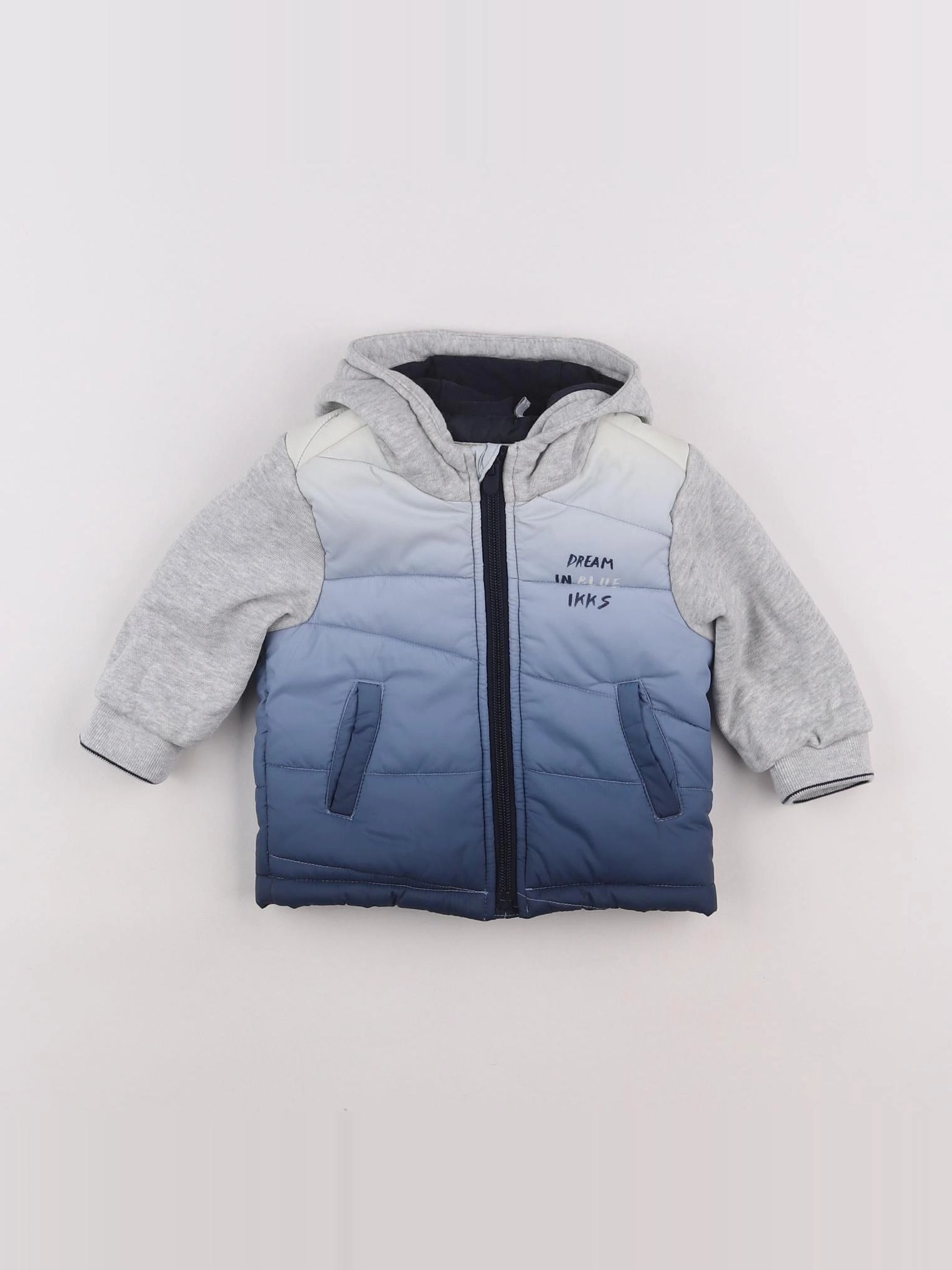 IKKS - doudoune bleu - 6 mois