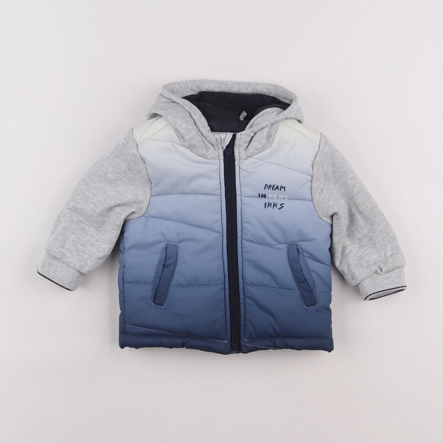 IKKS - doudoune bleu - 6 mois