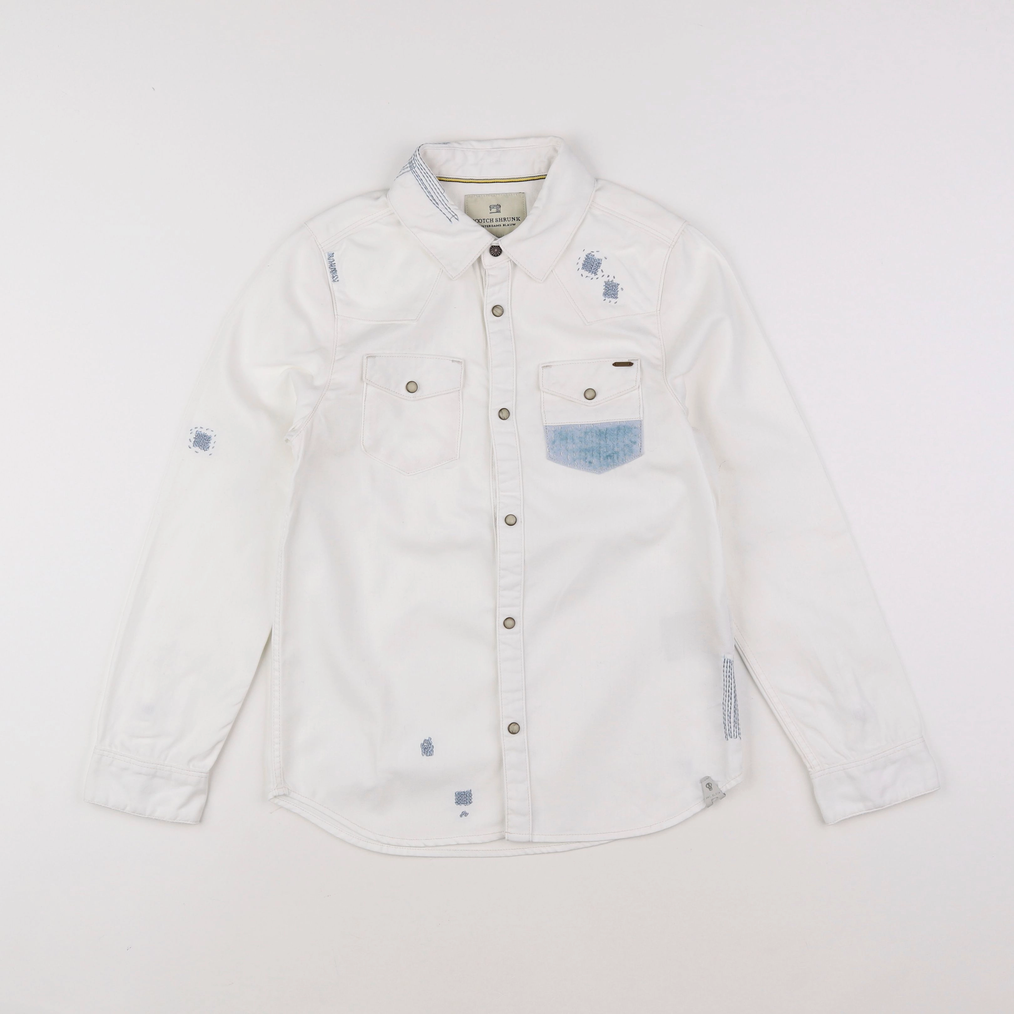 Scotch & Soda - chemise blanc - 8 ans