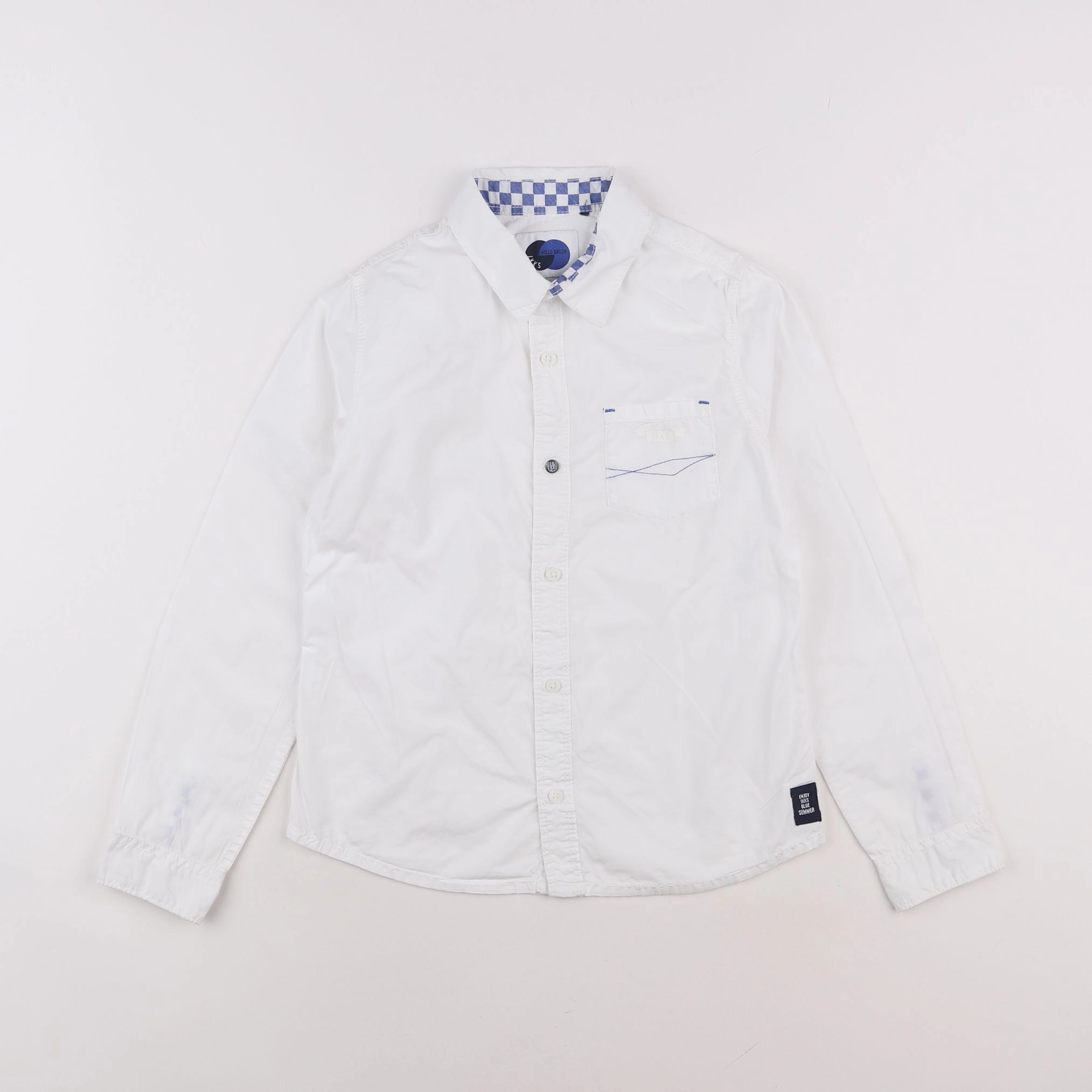 IKKS - chemise blanc - 8 ans