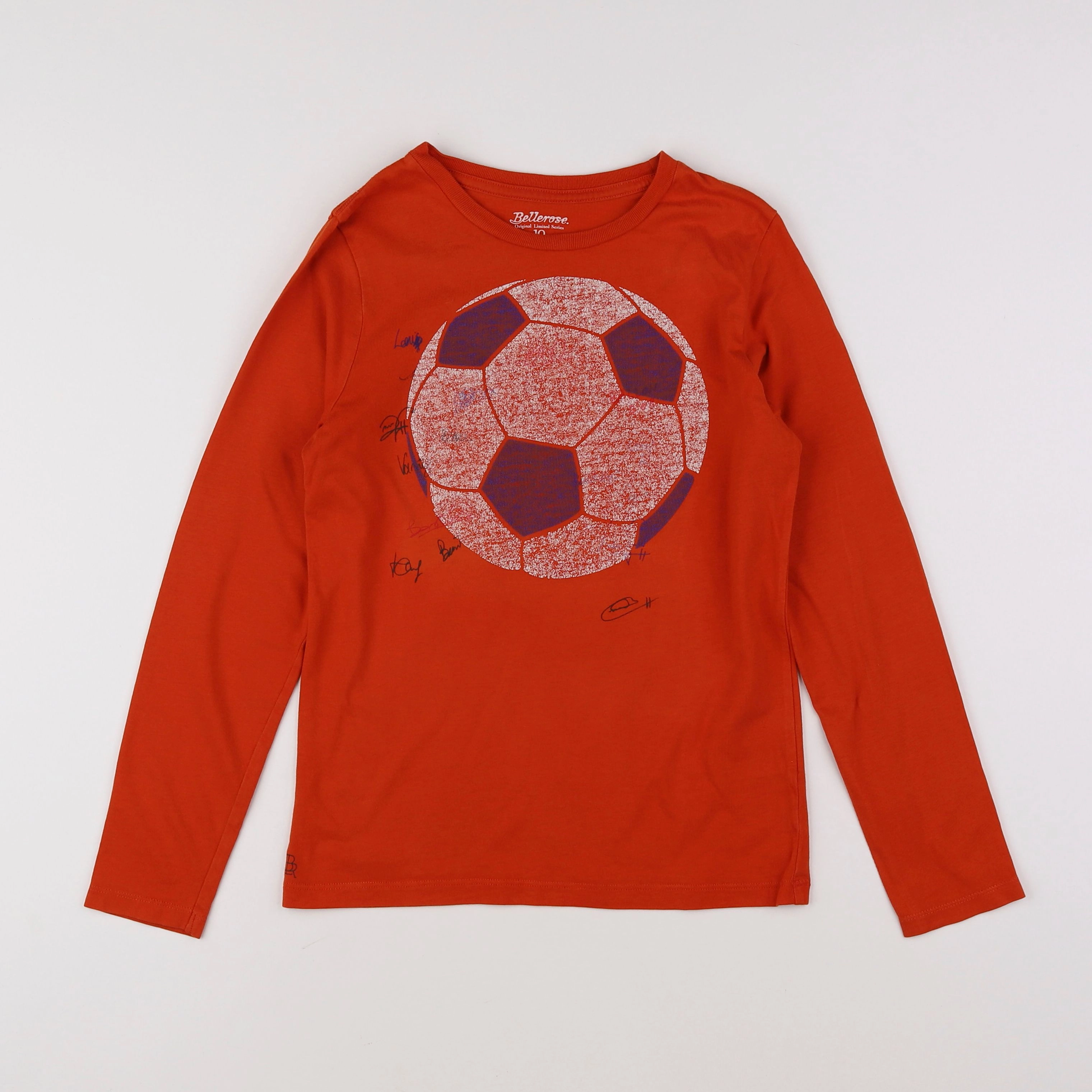 Bellerose - tee-shirt orange - 10 ans