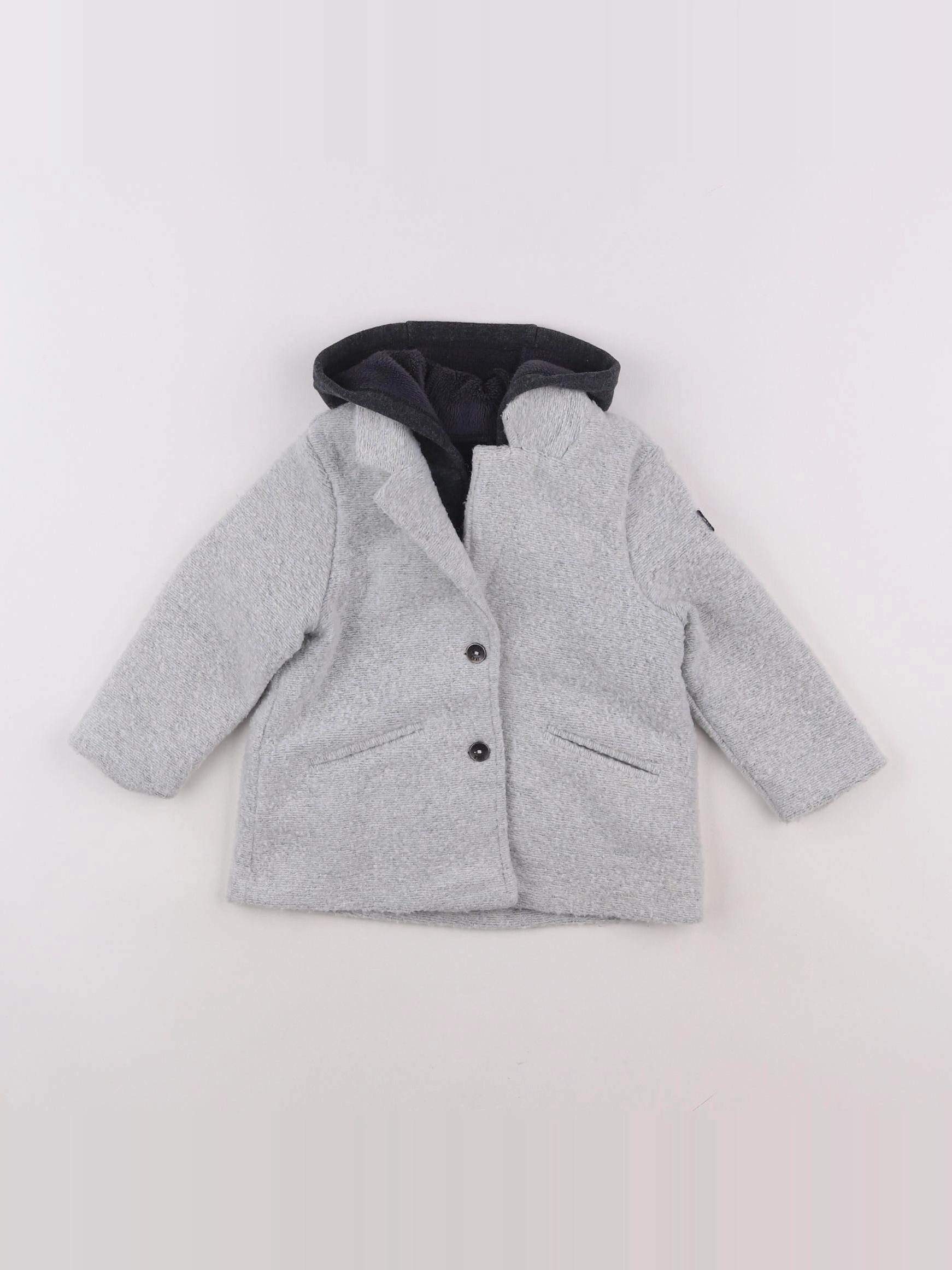 IKKS - manteau gris - 18 mois