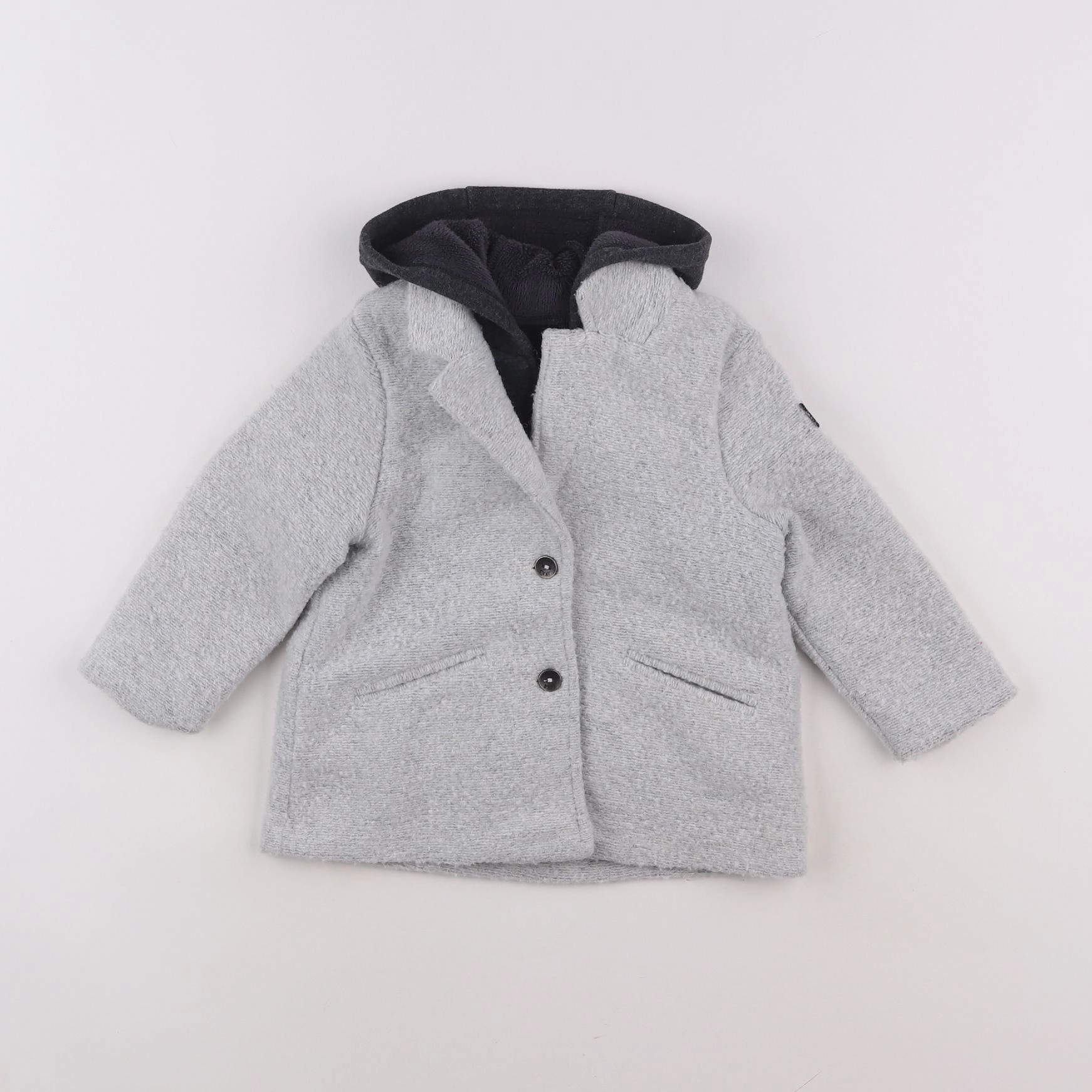 IKKS - manteau gris - 18 mois