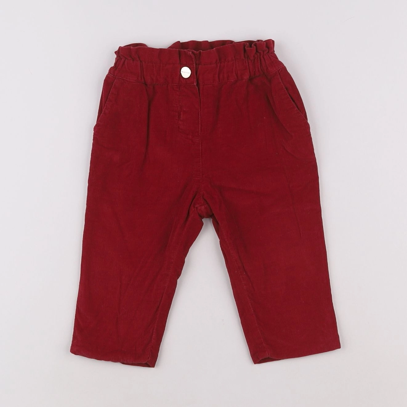Jacadi - pantalon rouge - 12 mois