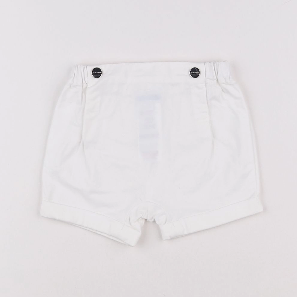 Jacadi - short blanc - 12 mois