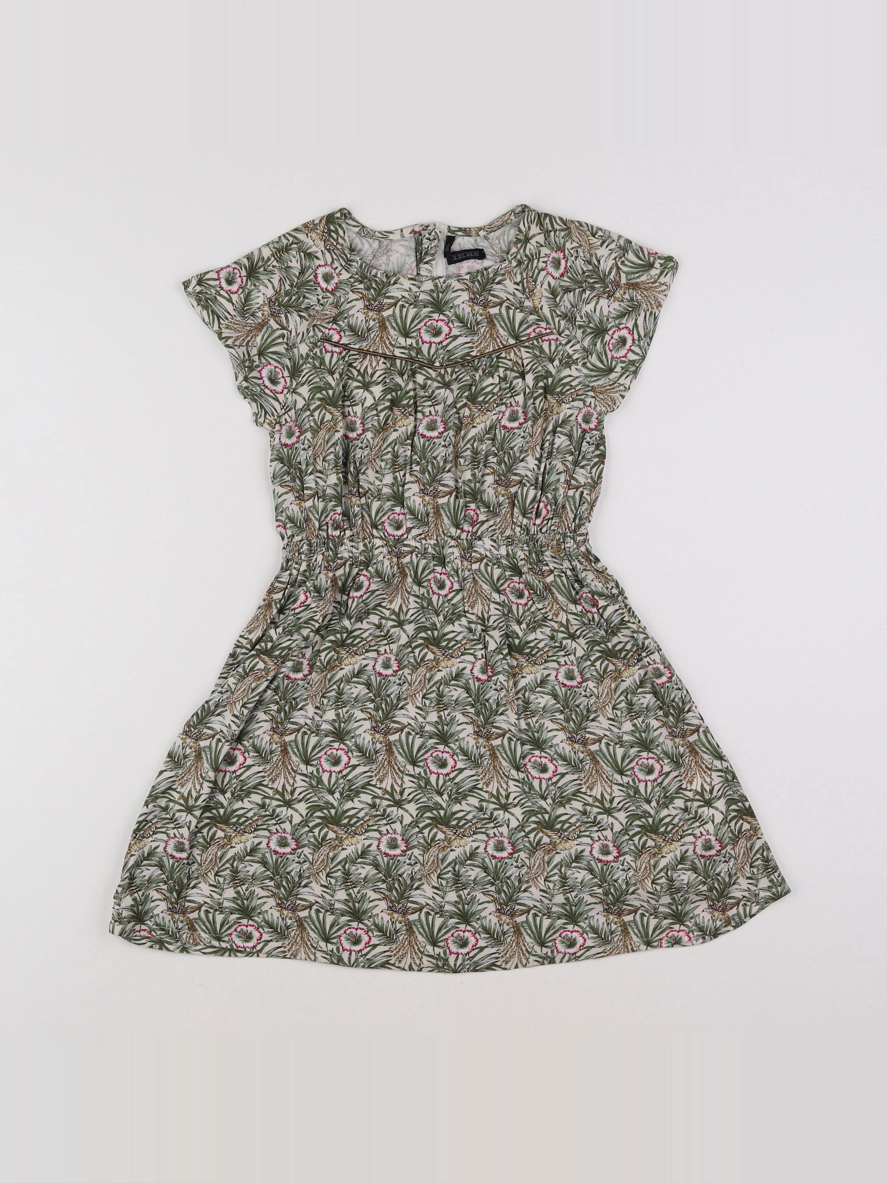 IKKS - robe vert - 6 ans