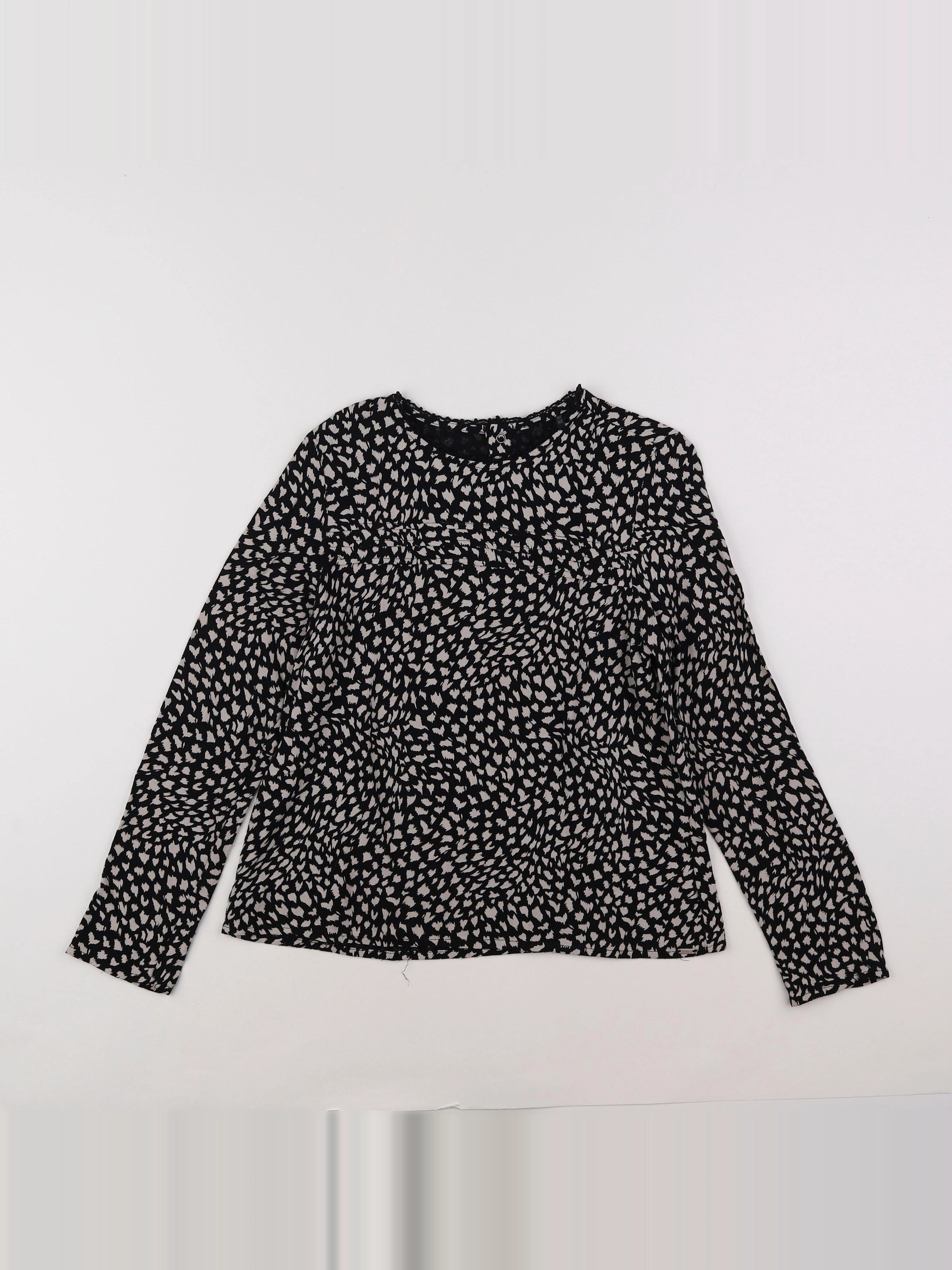 IKKS - blouse noir - 10 ans
