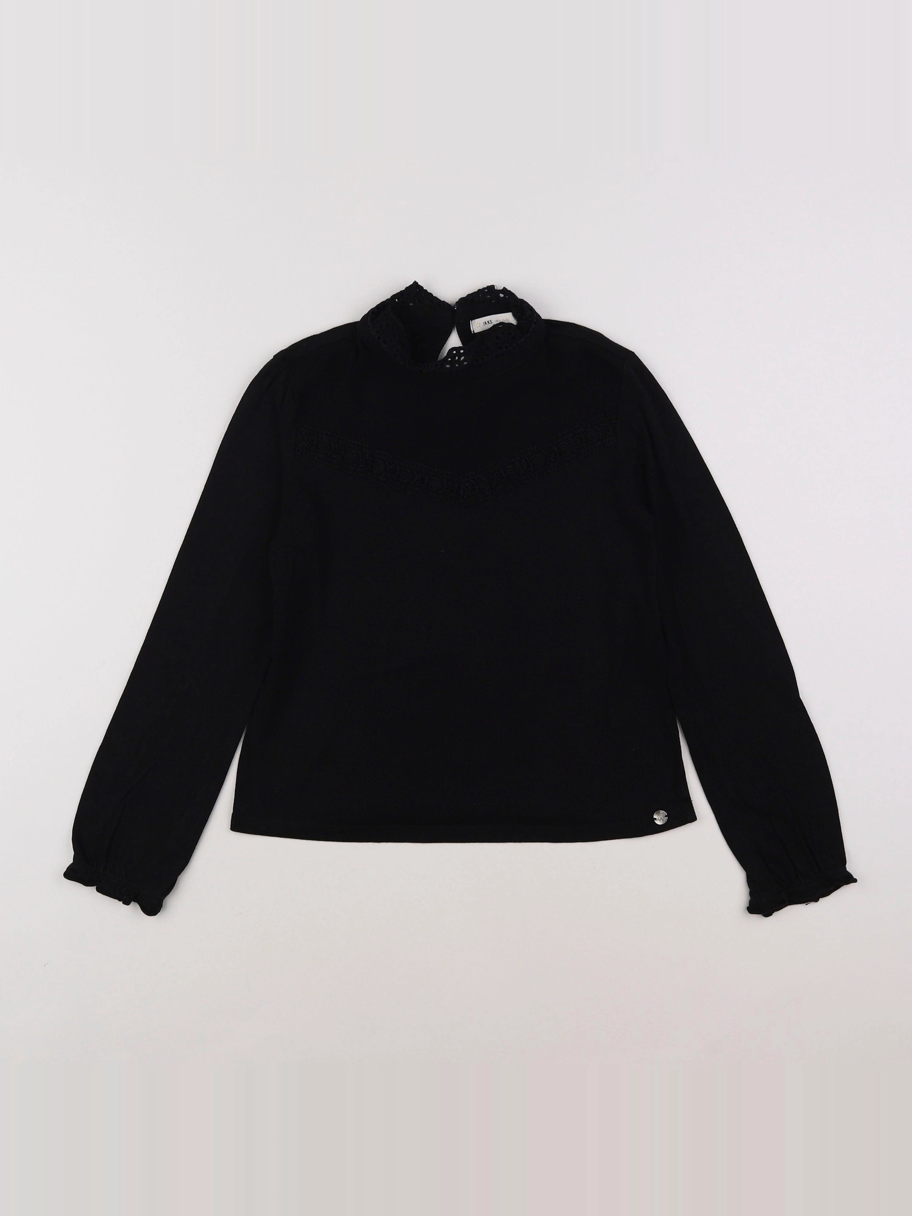 IKKS - blouse noir - 10 ans